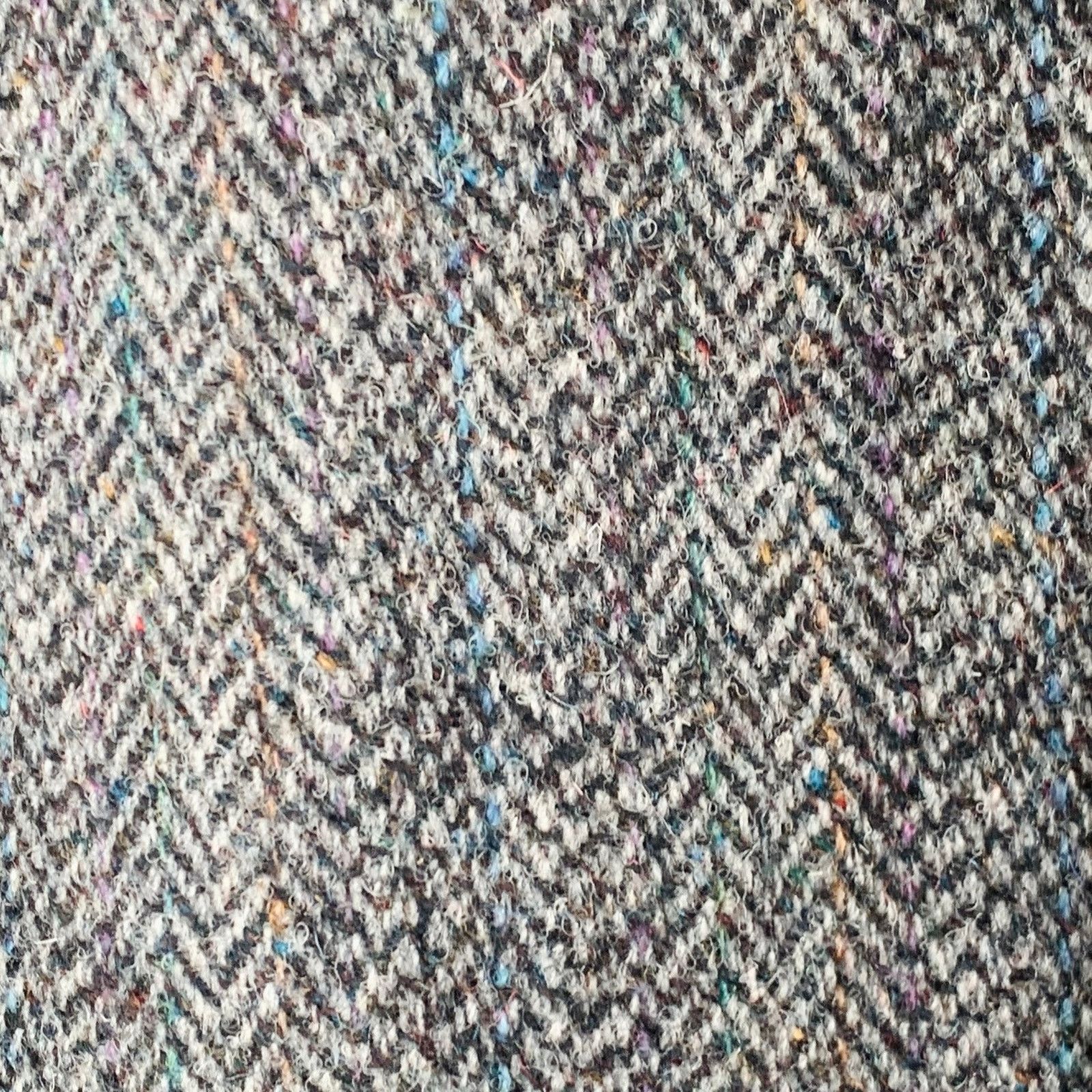 Other Size 46 Grey Black Herringbone Wool Notch Lapel Sport Coat Size 46R - 2 Thumbnail