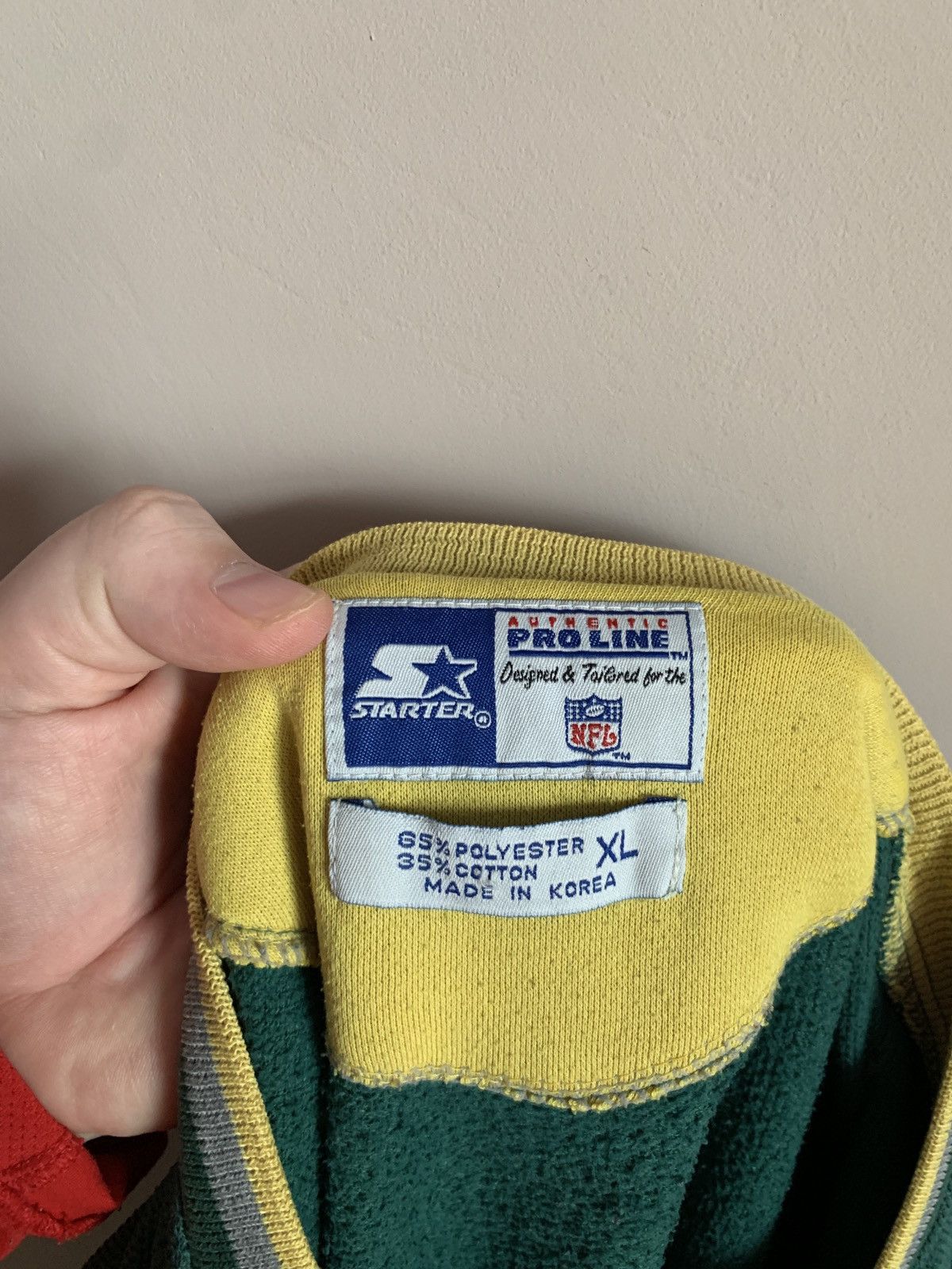Starter Vintage 90s Green Bay Packers Vintage NFL Starter Sweatshirt Size US XL / EU 56 / 4 - 13 Thumbnail