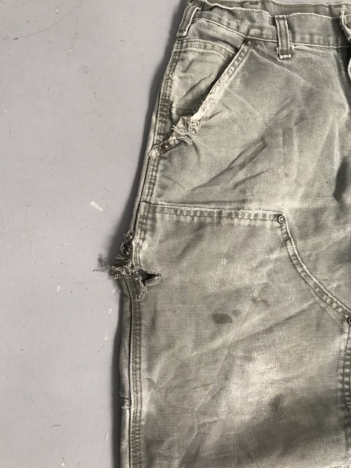 Carhartt × Vintage Vintage Carhartt B136 MOS double knee carpenter denim Size US 32 / EU 48 - 3 Thumbnail