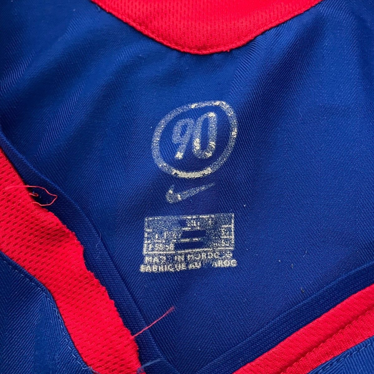 Nike × Vintage Vintage Blue Jersey Manchester United 2005/2006 Nike Size US XL / EU 56 / 4 - 3 Thumbnail