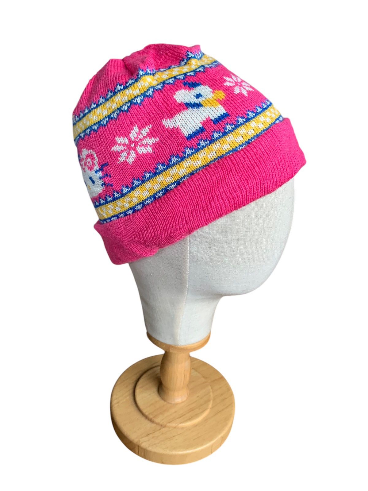 Japanese Brand × Kapital × Vintage Vintage Hello Kitty Knitted Winter sessions Beanie hats Size ONE SIZE - 5 Thumbnail