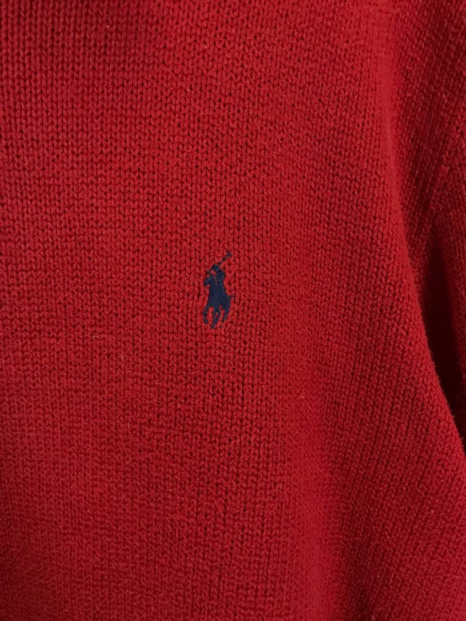 Polo Ralph Lauren Polo Ralph Lauren vintage 1/3 zip sweater Size US XL / EU 56 / 4 - 3 Thumbnail
