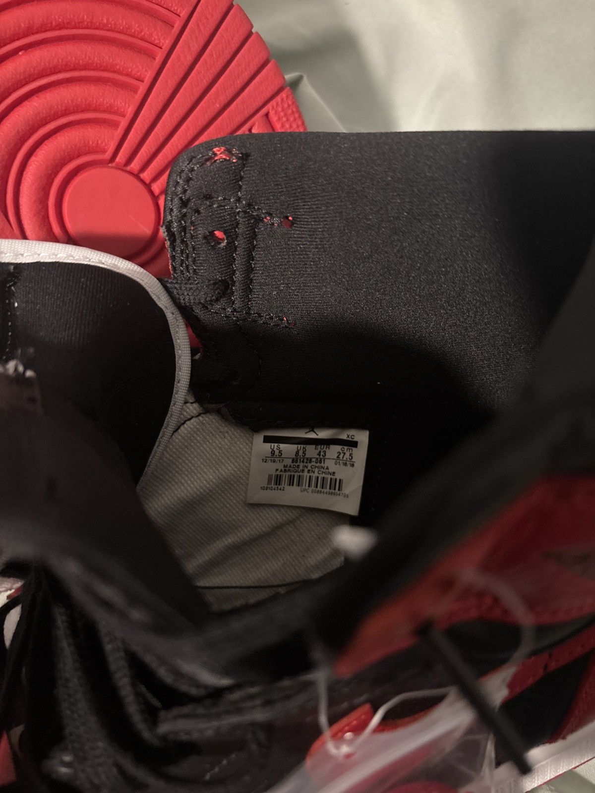Jordan Brand Jordan retro 1 high og homage to home Size US 9.5 / EU 42-43 - 7 Thumbnail