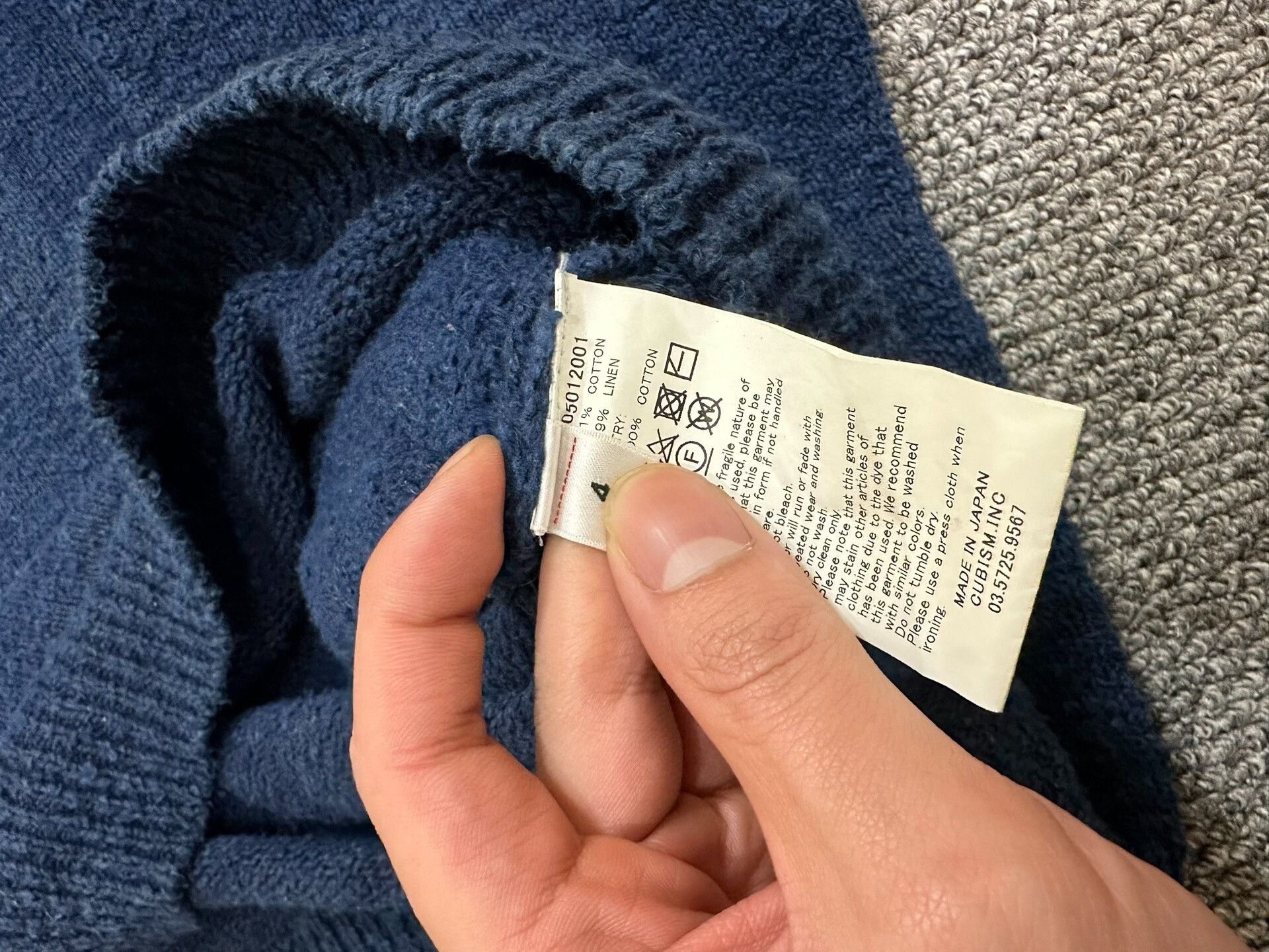 Visvim visvim Indigo Dyed Sweater Size US XL / EU 56 / 4 - 4 Thumbnail