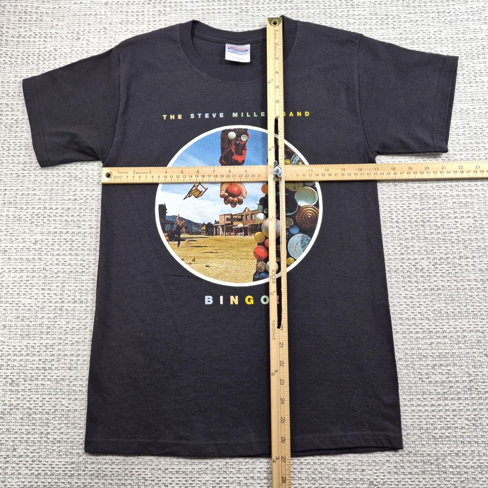 Hanes Steve Miller Band Shirt Mens Small Black Bingo Tour 2010 Graphic Tee Hanes Size US S / EU 44-46 / 1 - 7 Thumbnail