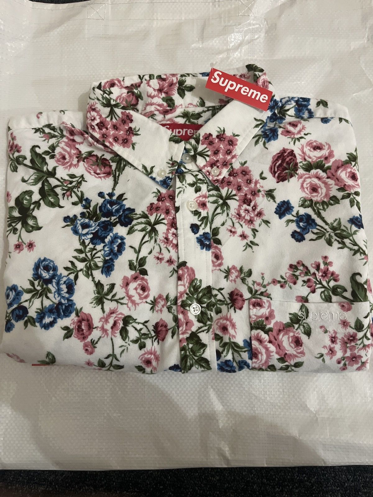 Supreme Floral Flower Button Up Shirt F/W14 | Grailed
