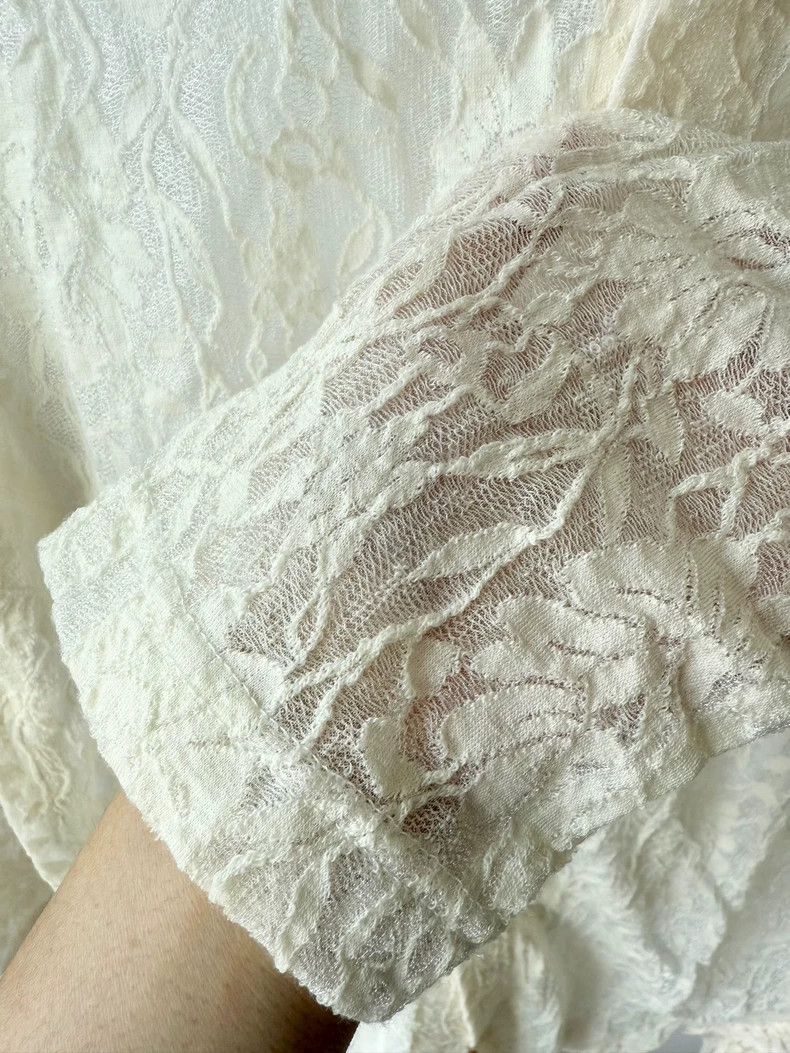 Other Comme Des Garcons Wool lace long-sleeve shirt Size S / US 4 / IT 40 - 4 Thumbnail