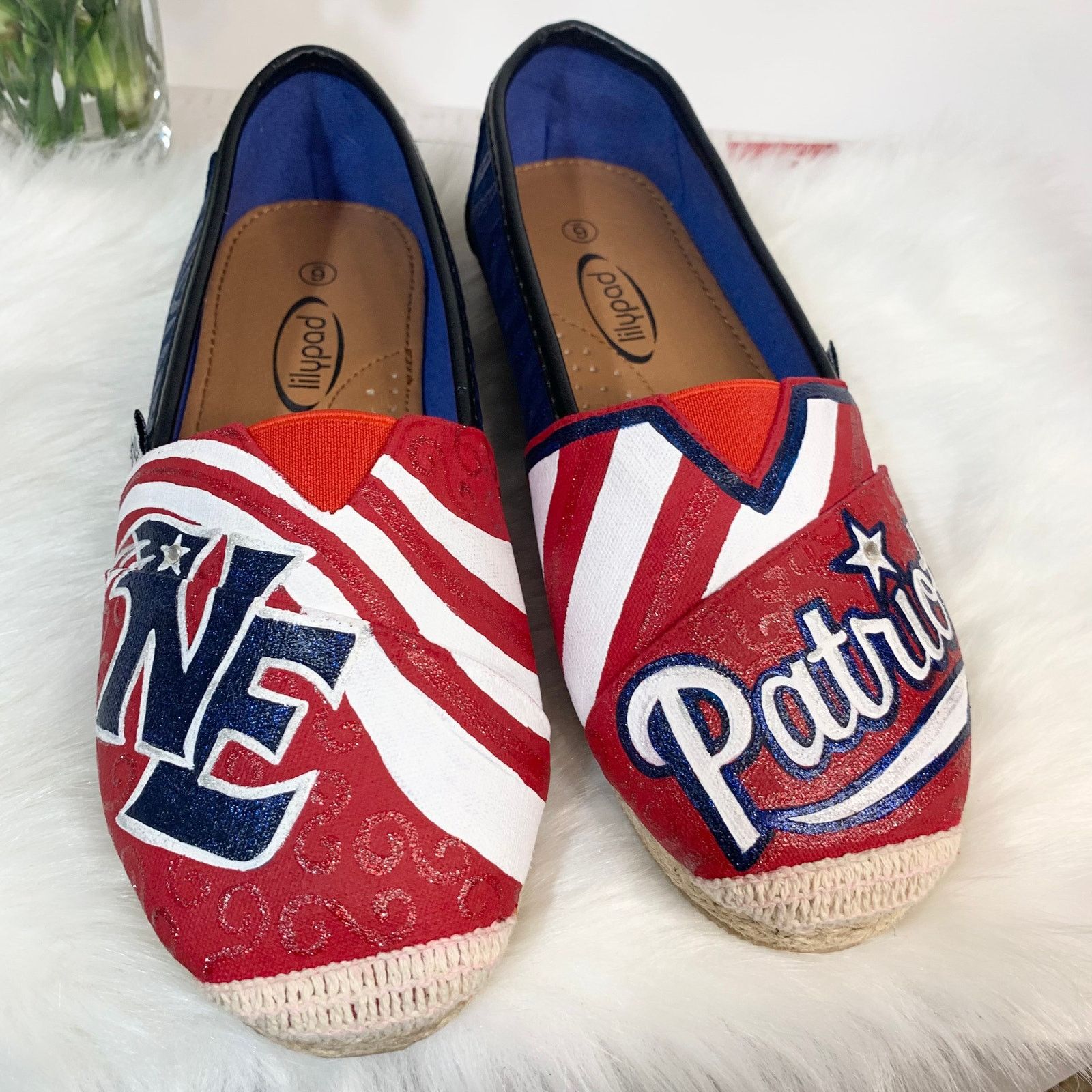 Other Cute Red-Blue Women's Shoes Size 6 Size US 6 / IT 36 - 1 Thumbnail
