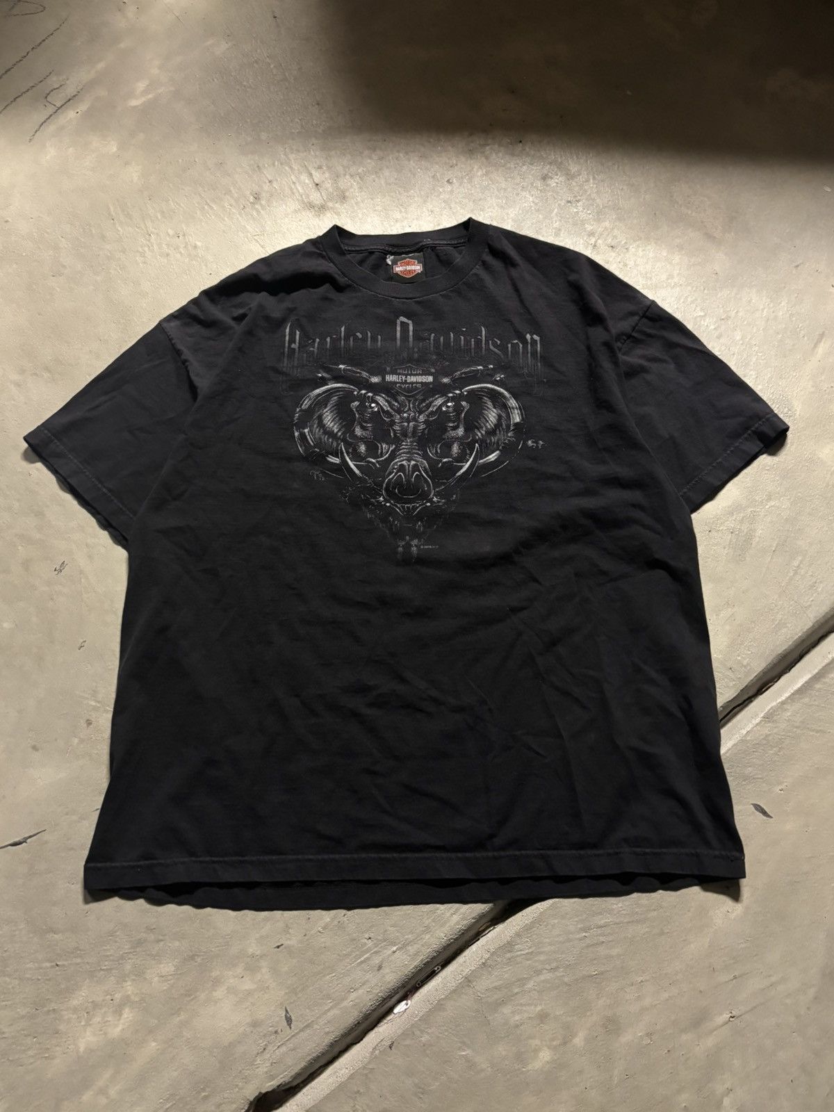 Harley Davidson × Vintage vintage y2k harley davidson hog tee Size US XL / EU 56 / 4 - 1 Thumbnail