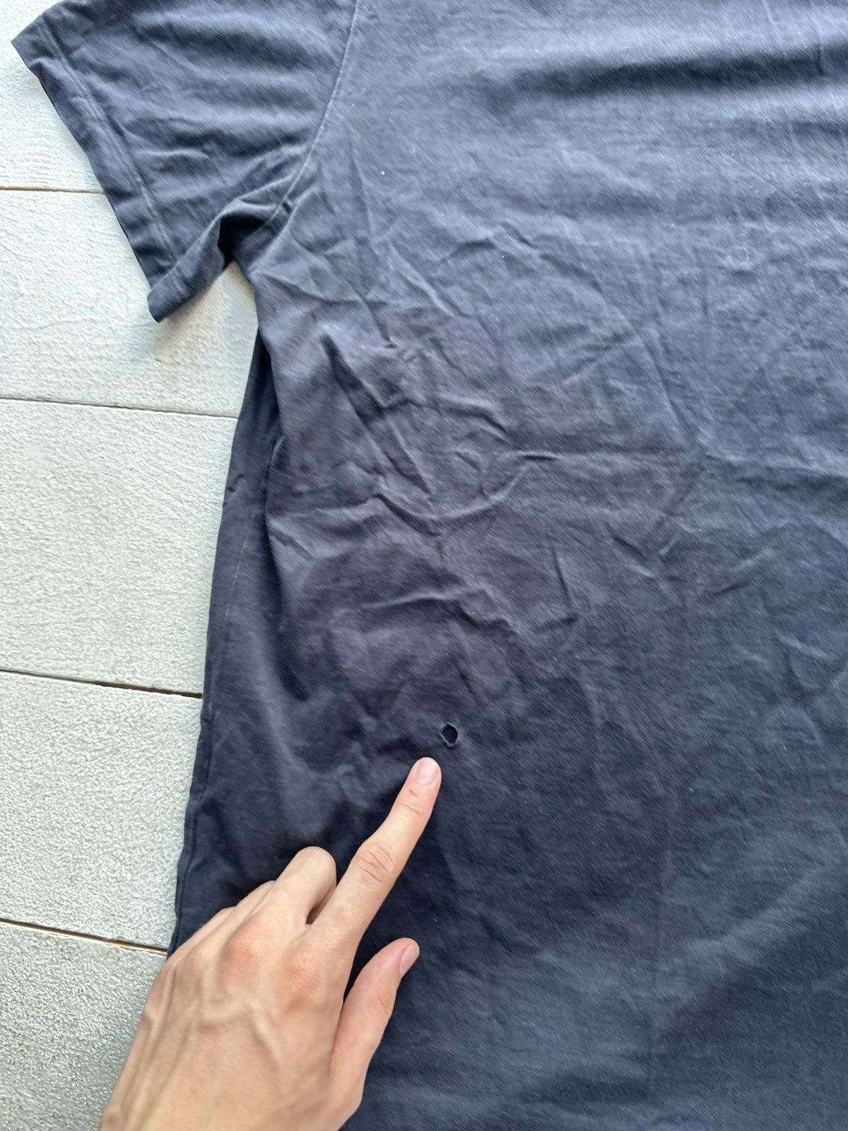 Neil Barrett 🚨Neil Barrett Thunderbolts LOGO TEE DISTRESSED LUXURY Size US L / EU 52-54 / 3 - 9 Thumbnail