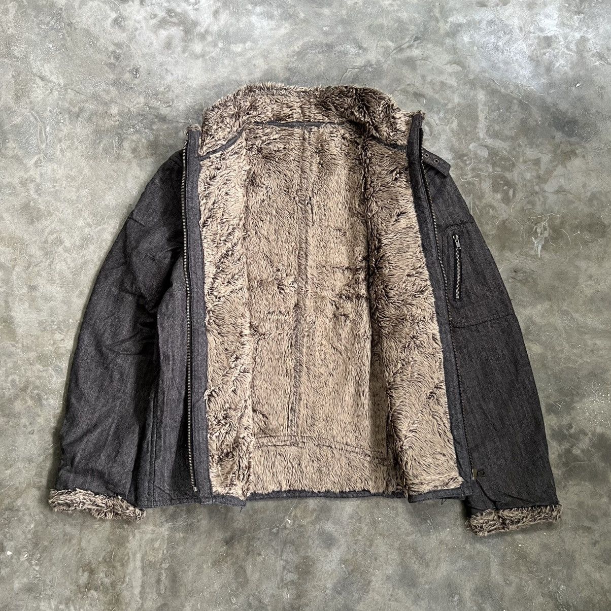 14th Addiction 2000s Comme Ca Ism 14th Style Trim Fur Zipper Jacket Size US L / EU 52-54 / 3 - 2 Thumbnail