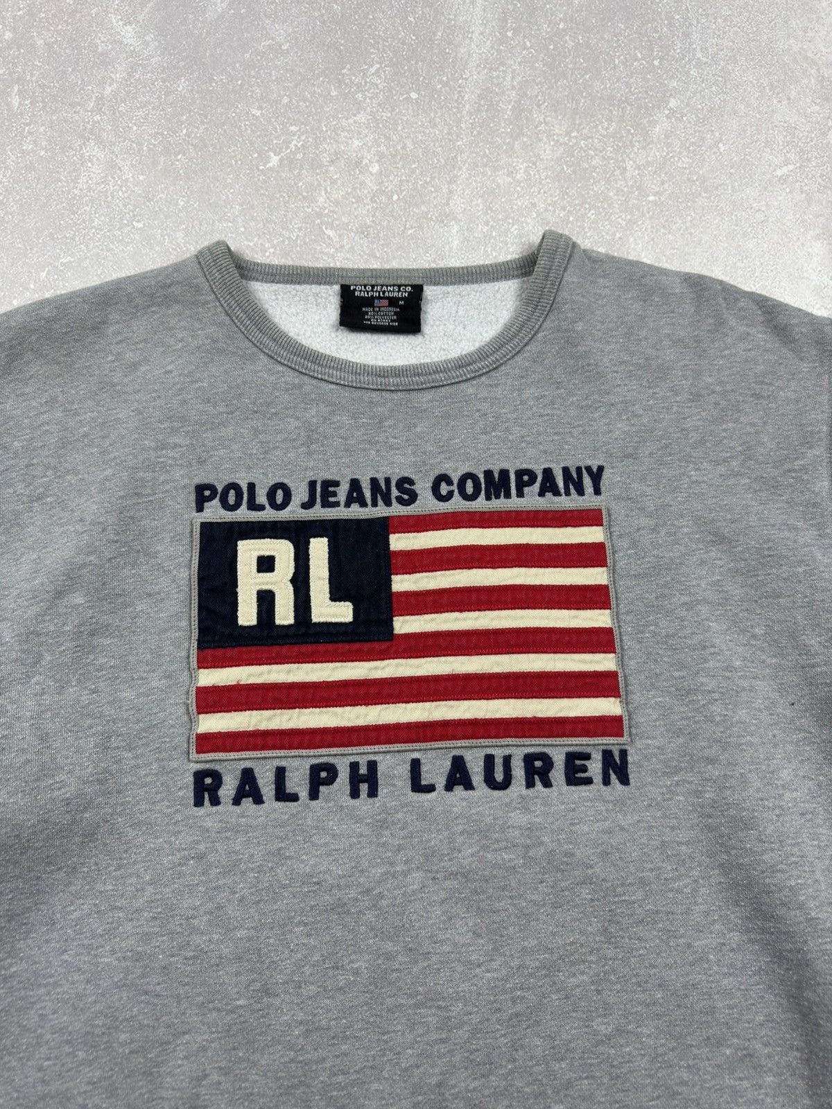 Polo Ralph Lauren Vintage 90s Polo Ralph Lauren Jeans CO. American Flag USA Size US M / EU 48-50 / 2 - 6 Thumbnail
