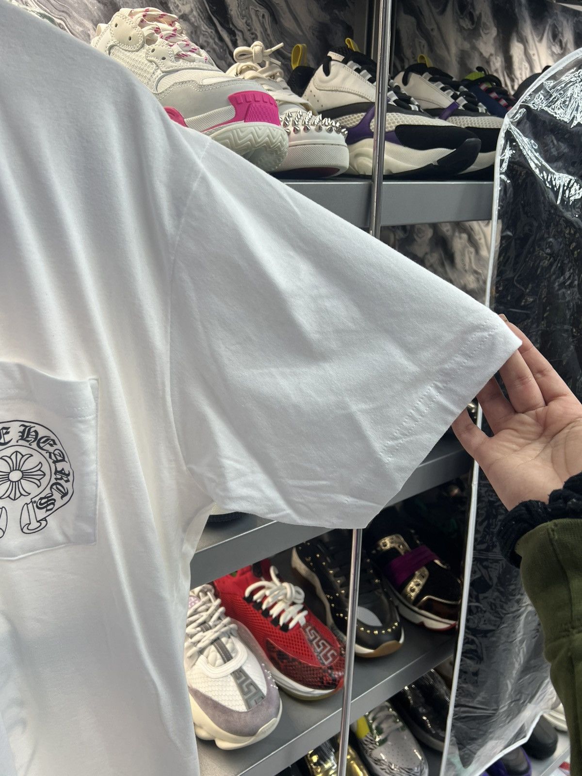 Chrome Hearts Chrome Hearts Las Vegas White Tee Size US XL / EU 56 / 4 - 3 Thumbnail