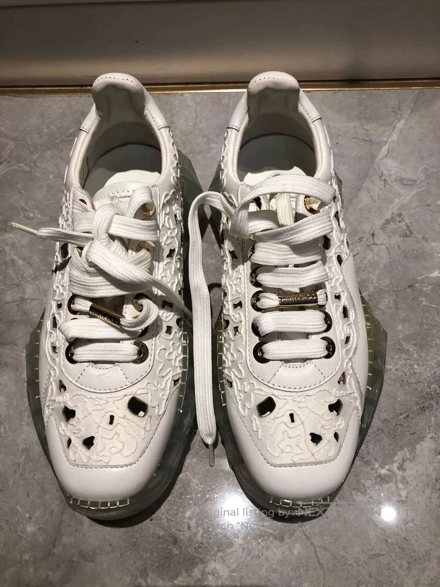 Jimmy Choo Jimmy Choo Perforated Dad Shoes. Size US 5 / IT 35 - 2 Thumbnail