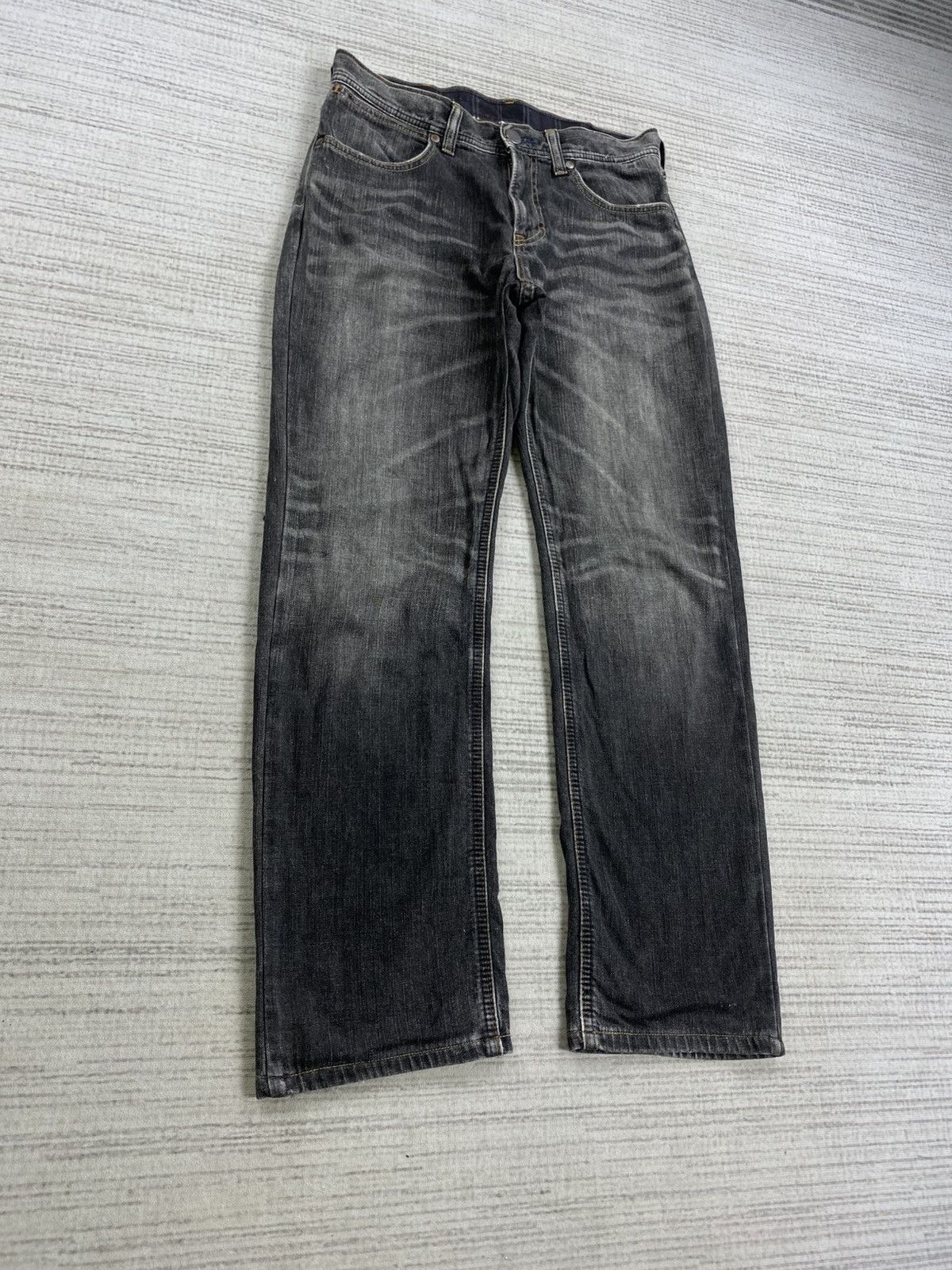 Japanese Brand × Vintage × Wrangler Vintage Wrangler Acid Grey Denim Jeans Size US 31 - 3 Thumbnail