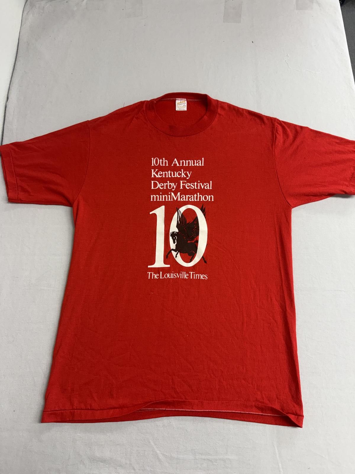 Salem Sportswear Vintage Kentucky Derby Festival T-shirt miniMarathon 1983 -L Size US L / EU 52-54 / 3 - 1 Thumbnail