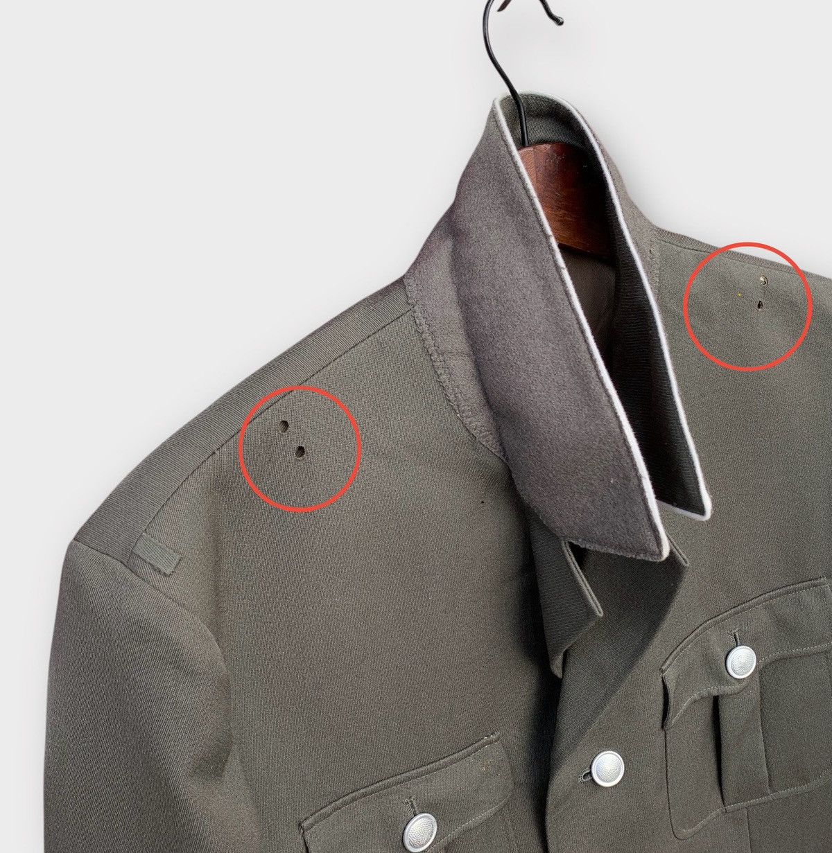 Vintage Vintage 1960s EAST German Uniform Military SG 48 Jacket Size US M / EU 48-50 / 2 - 6 Thumbnail