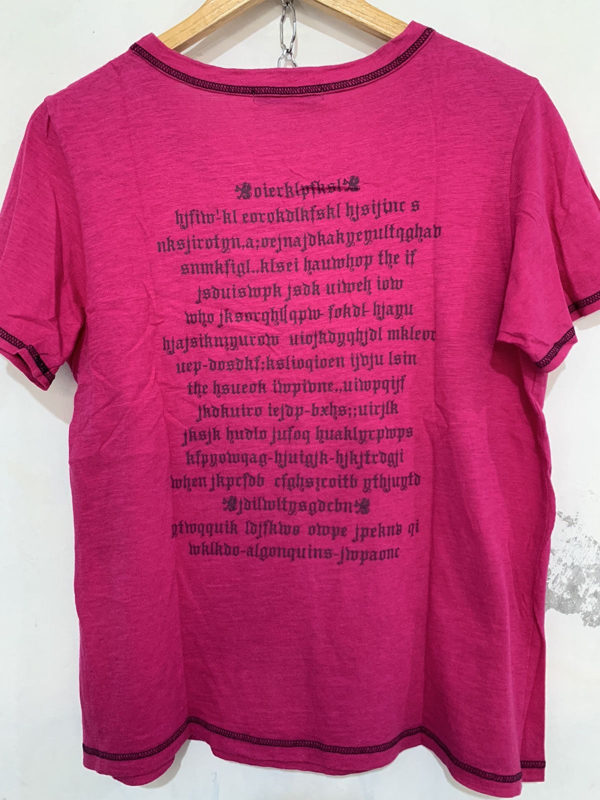 If Six Was Nine × Japanese Brand × Seditionaries Algonquins poem slub yarn t shirt Size US S / EU 44-46 / 1 - 4 Thumbnail