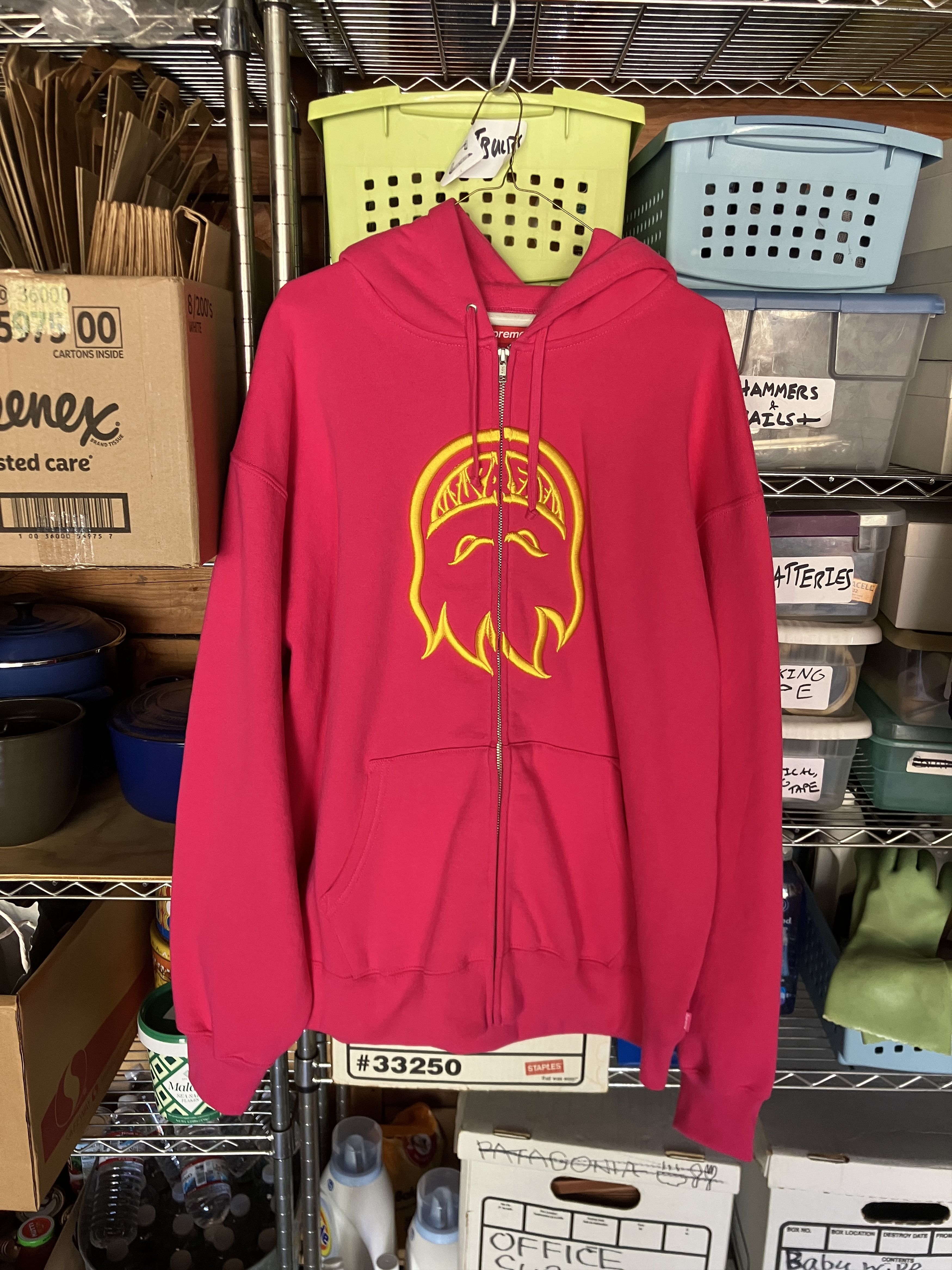 Supreme Supreme®/Spitfire® Zip Up Hooded Sweatshirt Size Medium