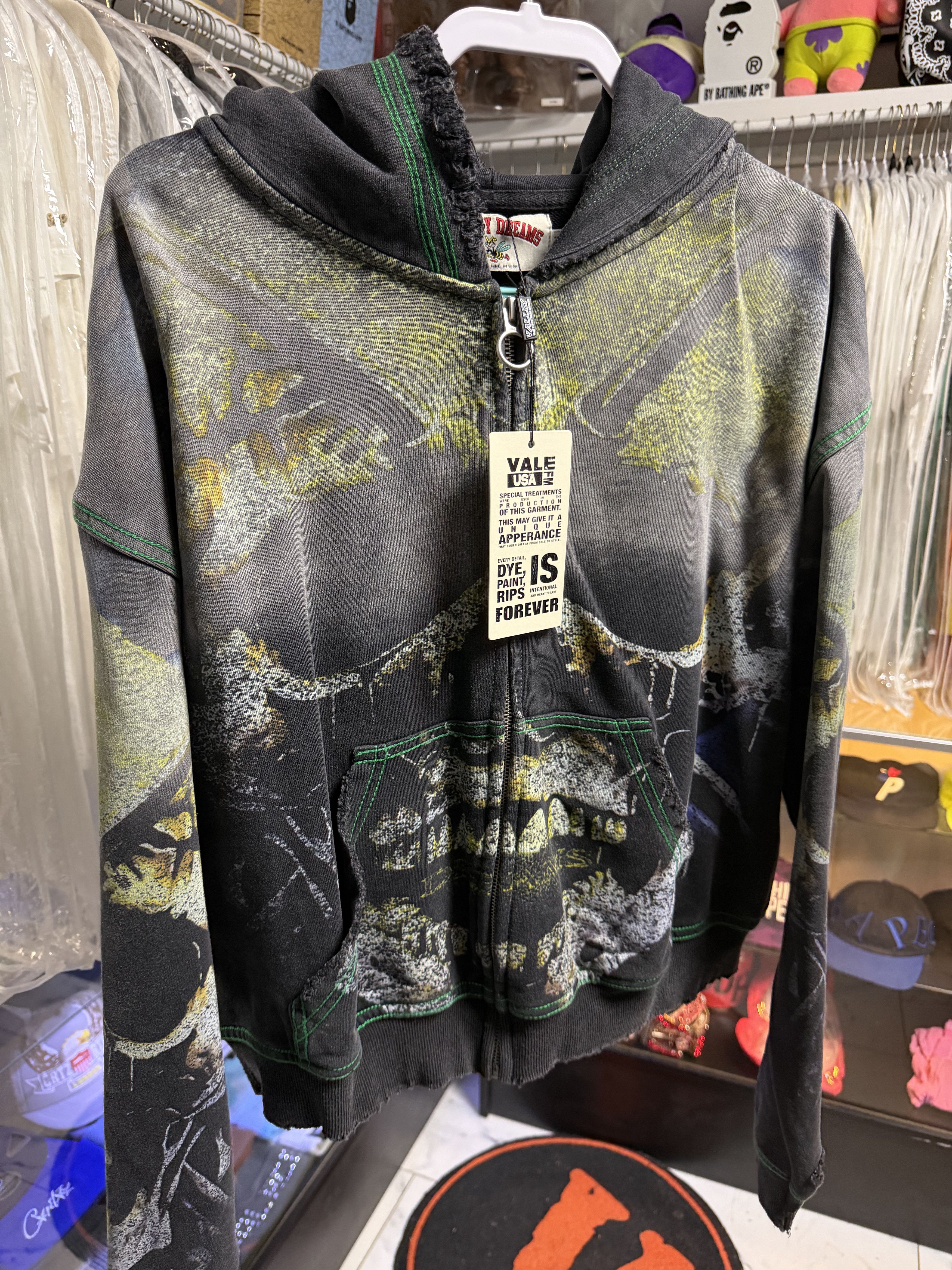 Vale Vale Grave Digger Zip-Up Size Medium Brand New Size US M / EU 48-50 / 2 - 1 Thumbnail