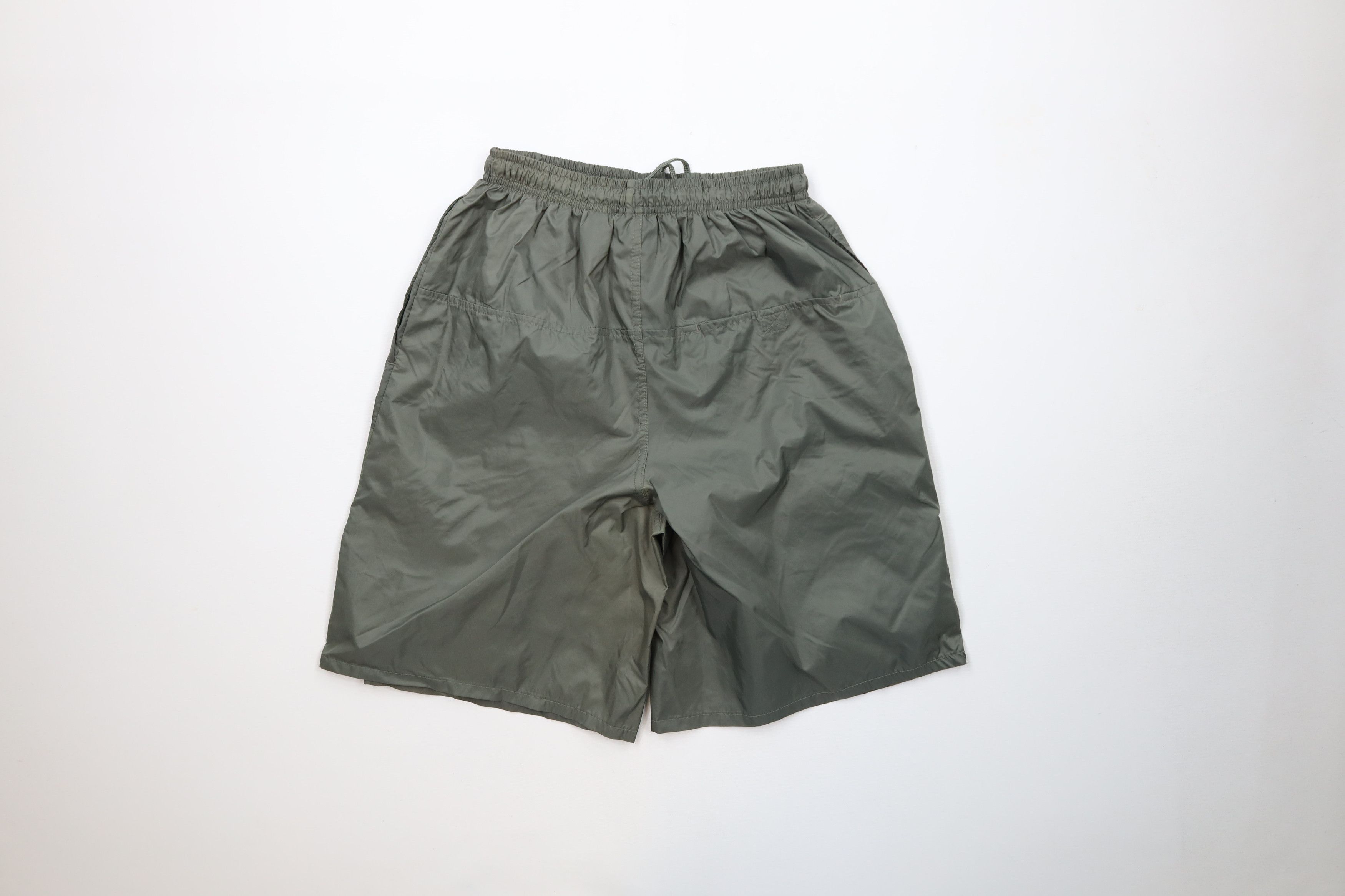 Starter × Vintage Vintage 90s Starter Logo Baggy Windbreaker Shorts Green Size US 30 / EU 46 - 10 Thumbnail