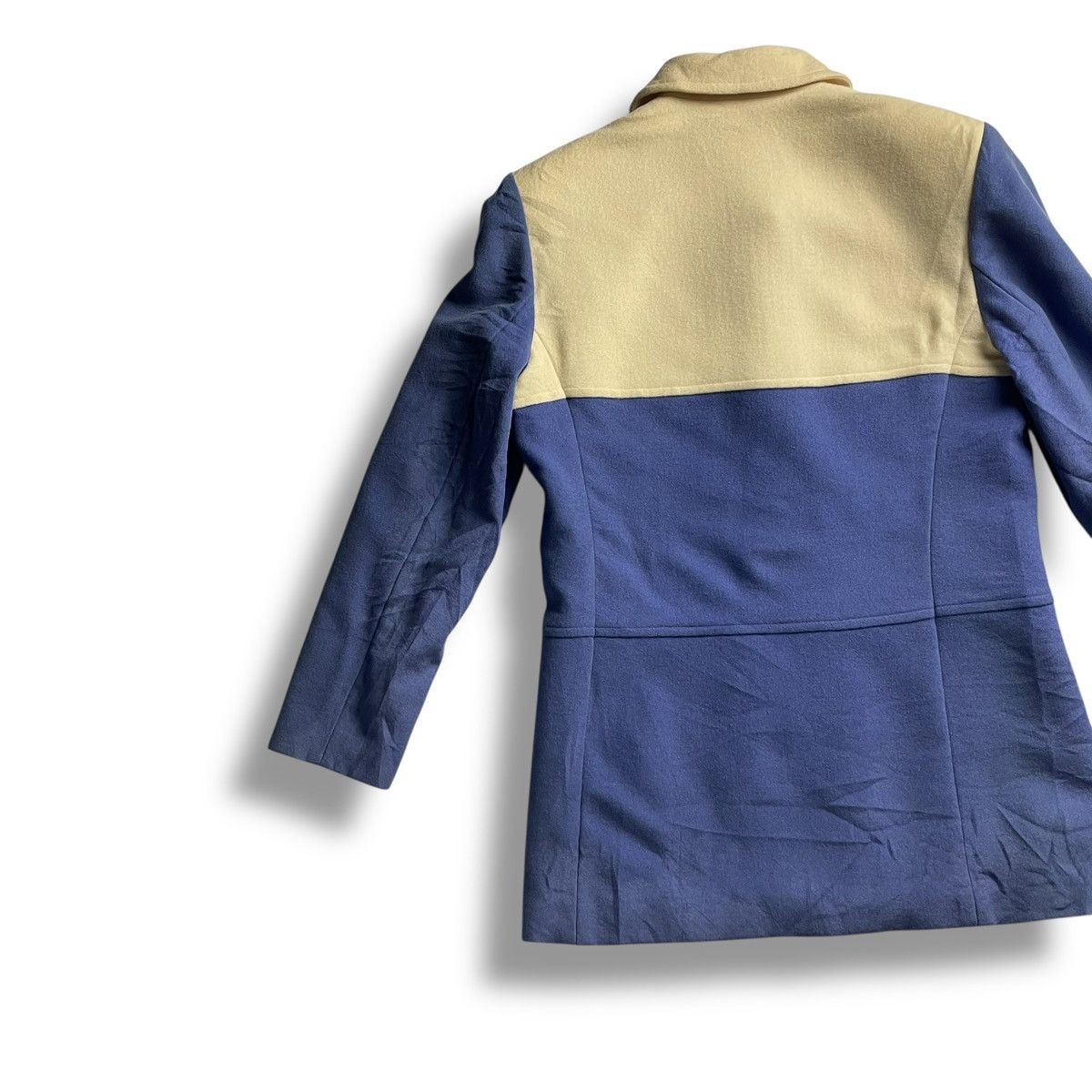 Courreges COURREGES PARIS TWO TONE 100% PURE NEW WOOL JACKET Size M / US 6-8 / IT 42-44 - 8 Thumbnail