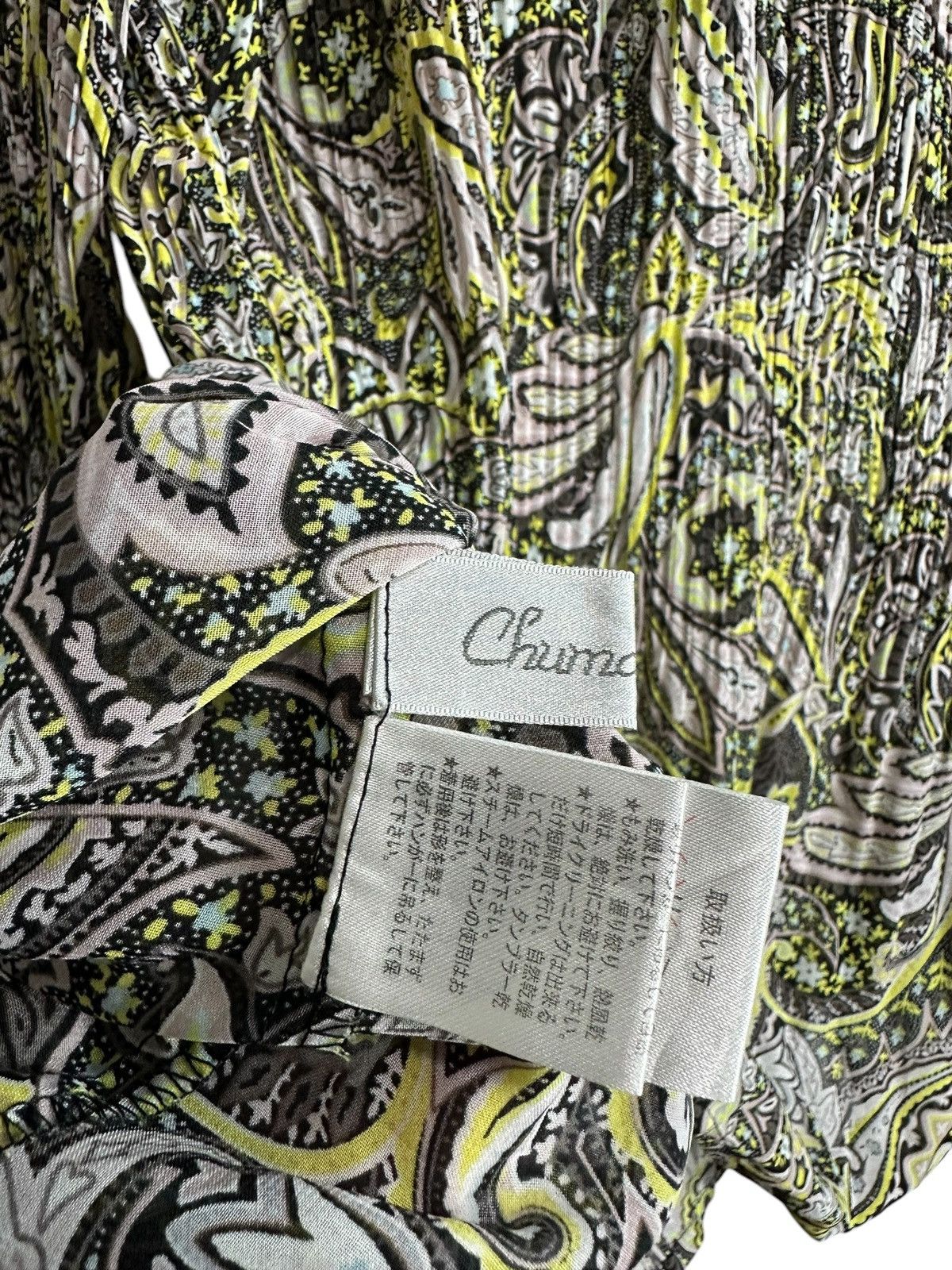 Issey Miyake UNDEFINED PLEATS AOP SHIRT JEAN PAUL GAULTIER ISSEY STYLE Size M / US 6-8 / IT 42-44 - 6 Thumbnail