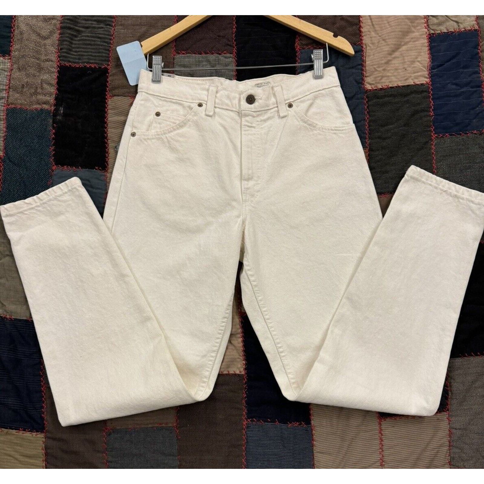 Levi's VTG Deadstock 90s White Levi's 550 Leg Jeans W30 X L32 Size US 30 / EU 46 - 2 Thumbnail