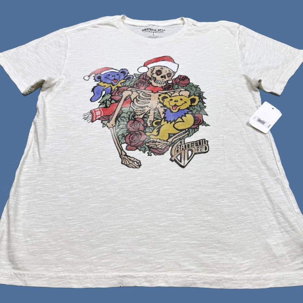 Lucky Brand Grateful Dead Lucky Brand Graphic T Shirt Men's S Multicolor Skull Logo Tee Size US S / EU 44-46 / 1 - 1 Thumbnail