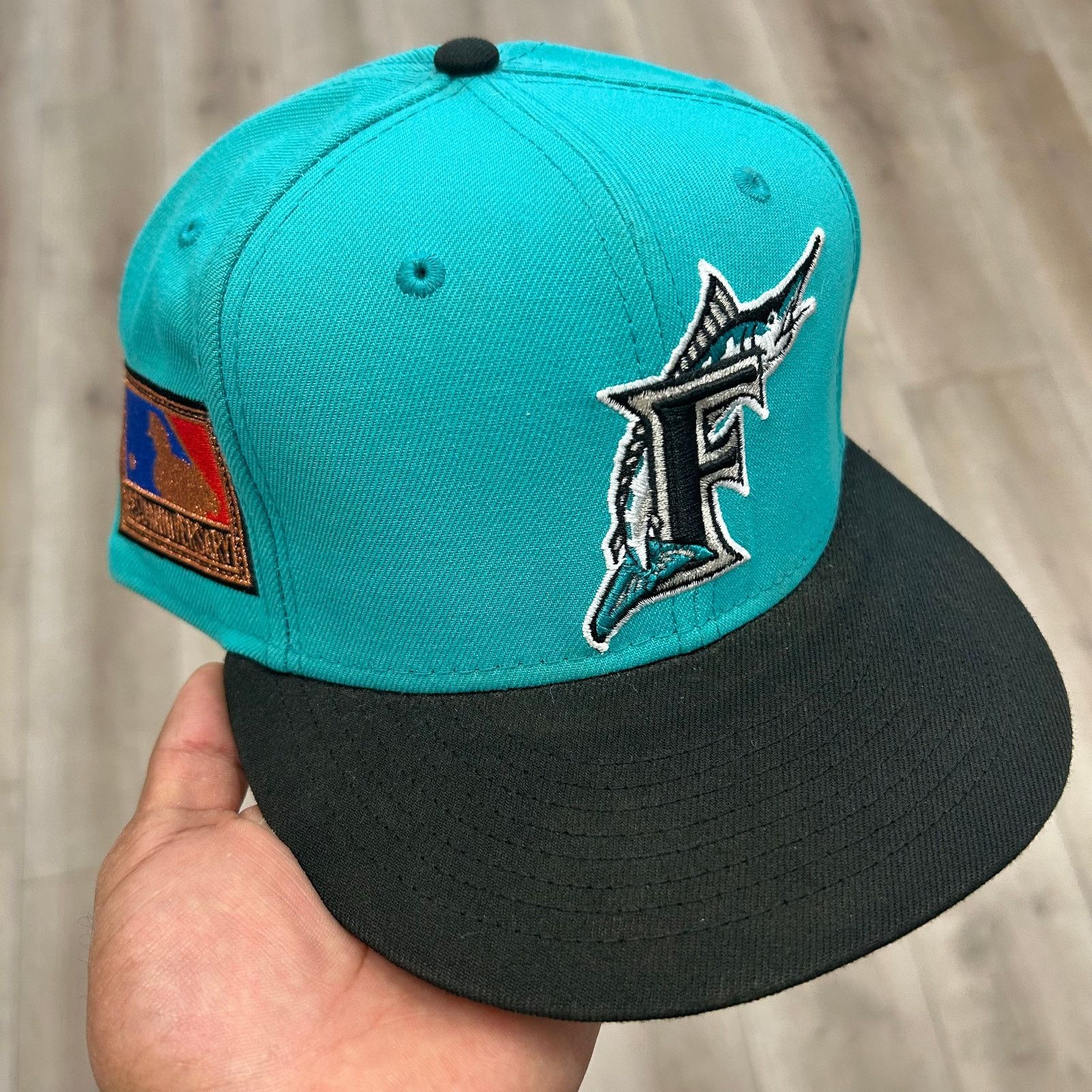 New Era Florida Miami Marlins MLB 125th Anniversary Fitted Hat 7 5/8 Size ONE SIZE - 1 Thumbnail