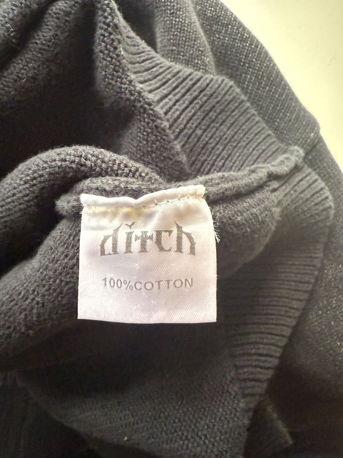 Other Ditch Black knit hoodie Size US M / EU 48-50 / 2 - 4 Thumbnail