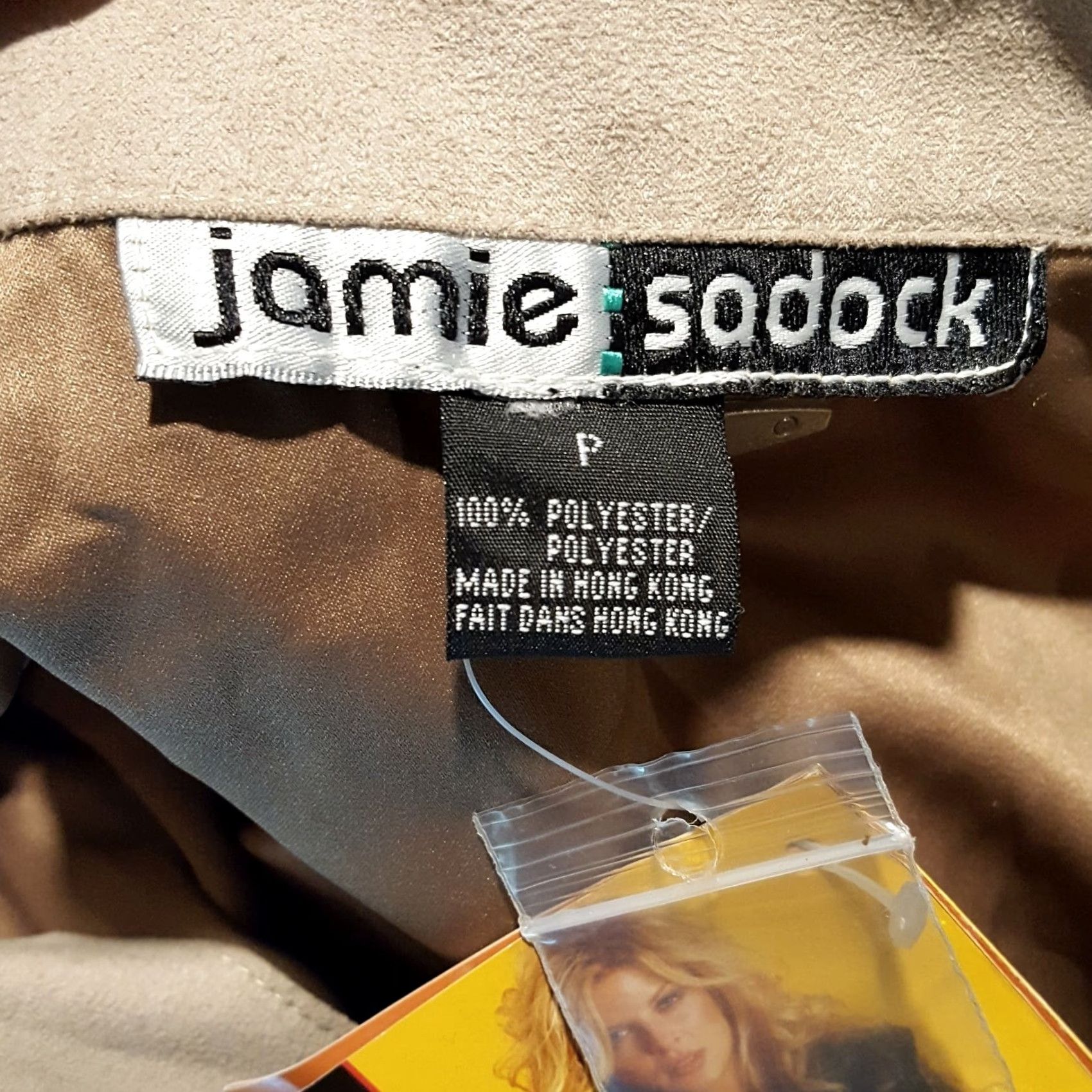 Vintage VINTAGE Jamie Sadock Womens Petite Sports Coat Beige 2 Button Dress Jacket Polyester Blazer Jacket Womens Petite Beige 90s Y2K Formal Athletic Size S / US 4 / IT 40 - 6 Thumbnail
