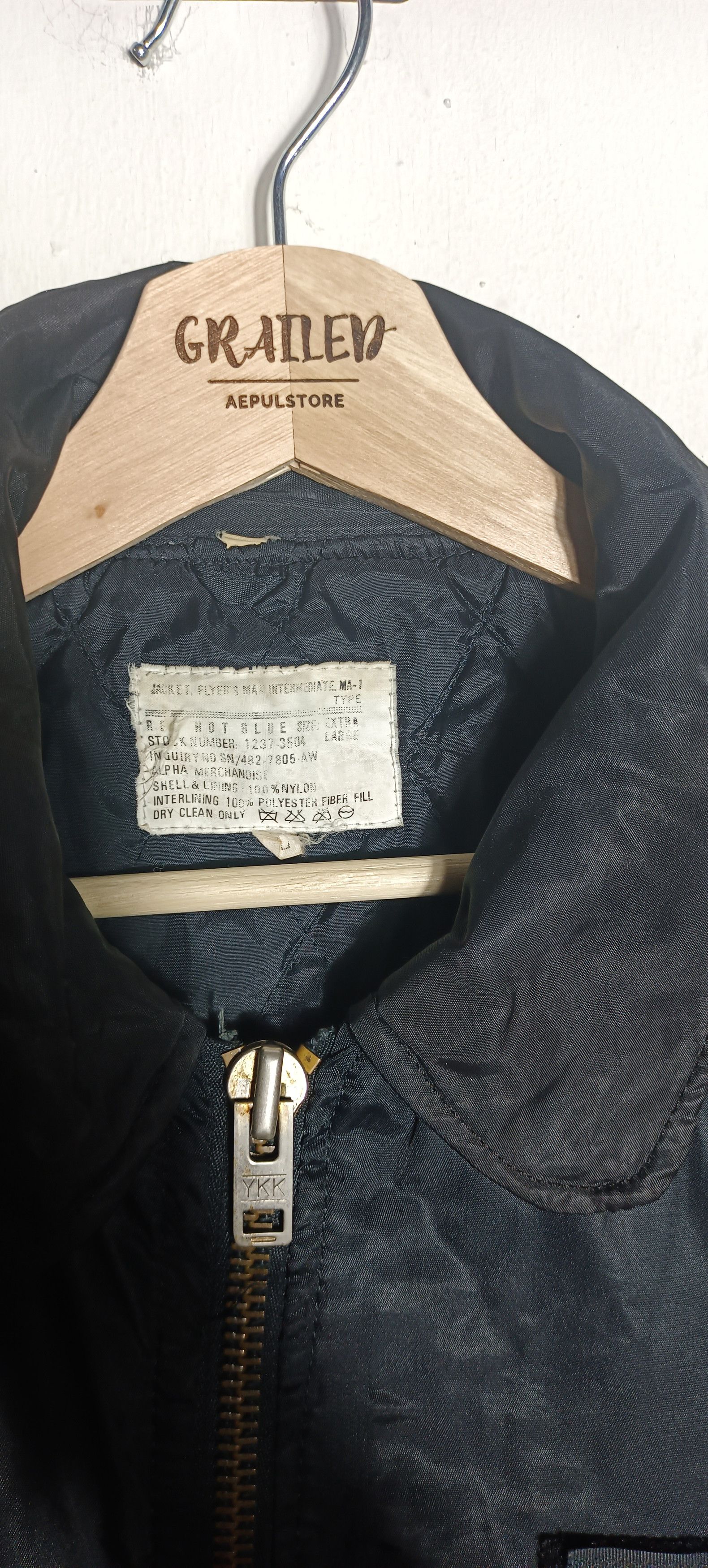 Alpha Industries Vintage 🔥🔥Alpha Merchandise bombers jacket Size US XL / EU 56 / 4 - 5 Thumbnail