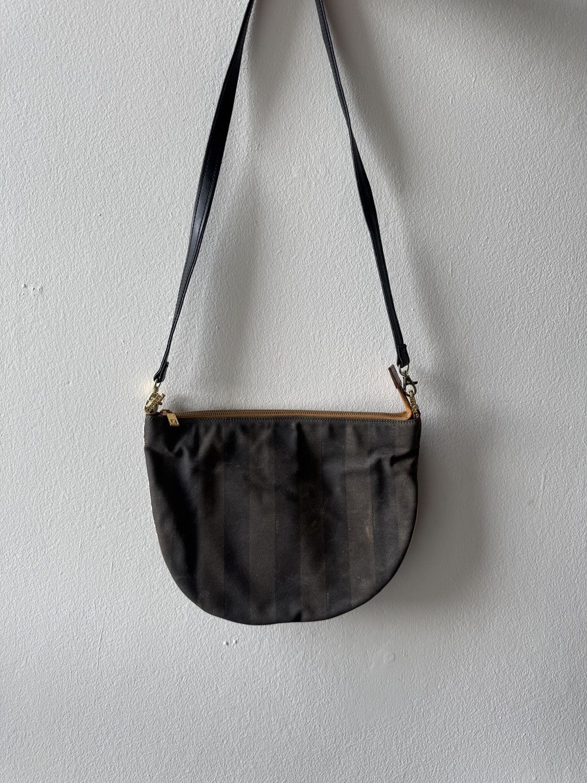 Fendi FENDI Vintage 80s 90s Striped Shoulder/Crossbody Bag | Grailed