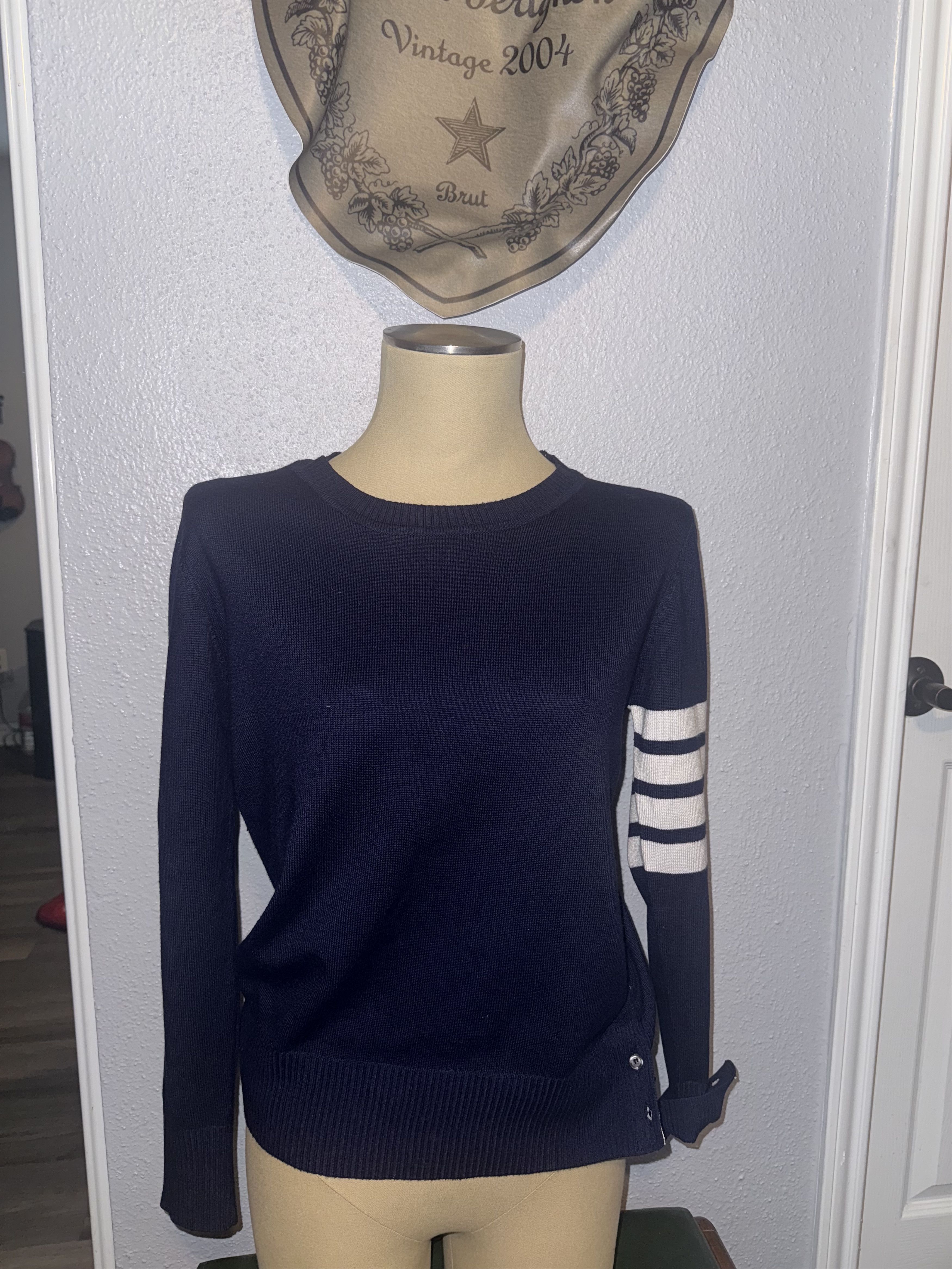 Thom Browne Striped Merino Sweater Size US XS / EU 42 / 0 - 1 Thumbnail