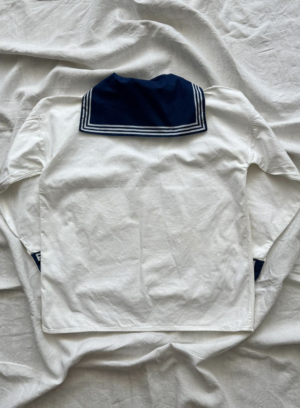 Cccp 1947 Dated Soviet Union Navy ‘Formenka’ White Suit Size US M / EU 48-50 / 2 - 10 Thumbnail