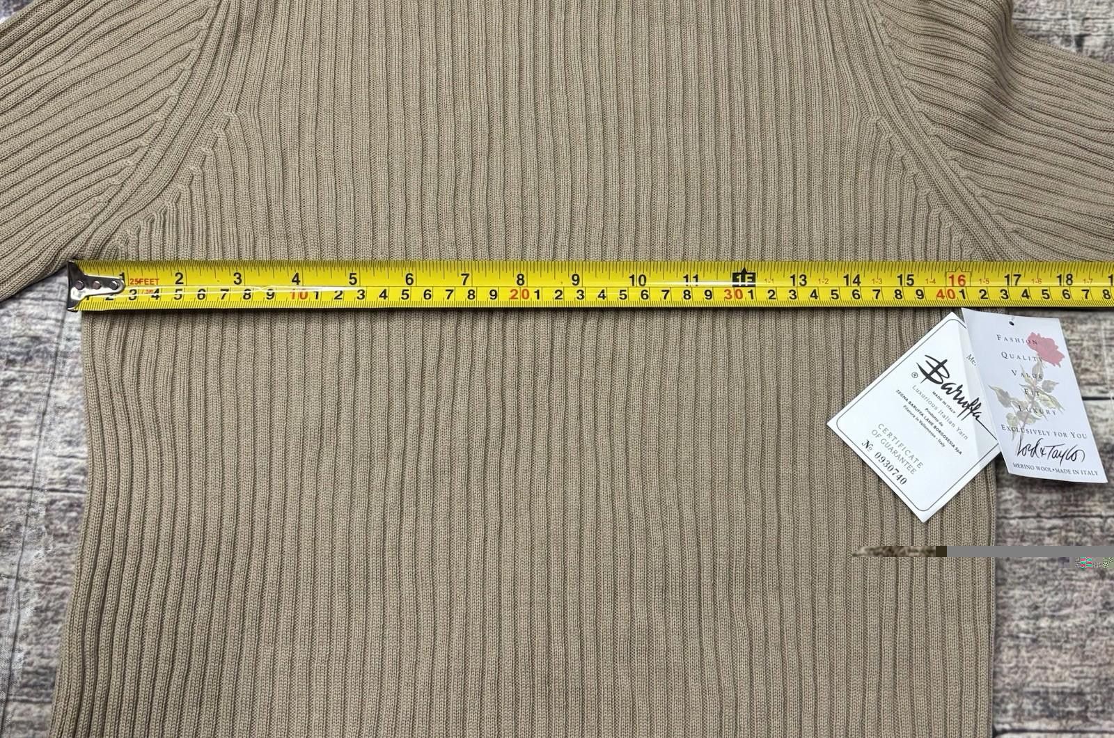 Lord & Taylor Lord & Taylor Sweater Womens S Baruffa Italian Merino Wool Size S / US 4 / IT 40 - 11 Thumbnail