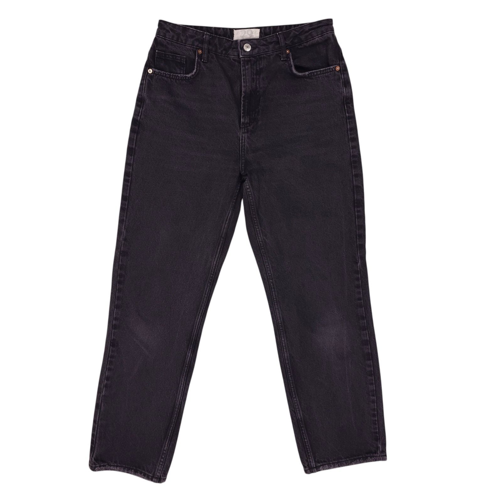 Free People We The Free Dakota High Waist Straight Leg Black Jeans Sz 29 Size 29" - 1 Thumbnail