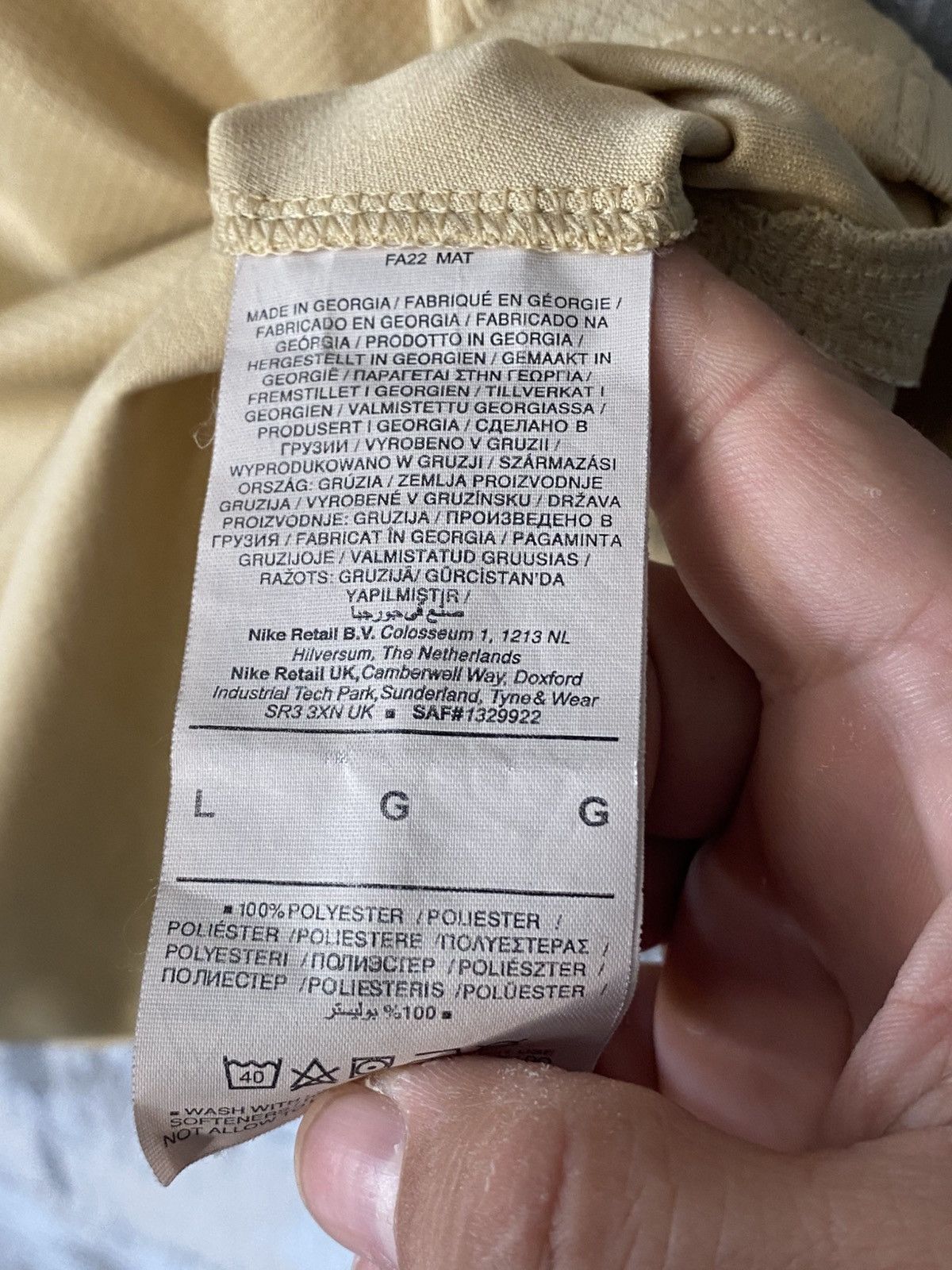Nike 2022/2023 Chelsea Nike Soccer Football Jersey Third Team Size US L / EU 52-54 / 3 - 5 Thumbnail