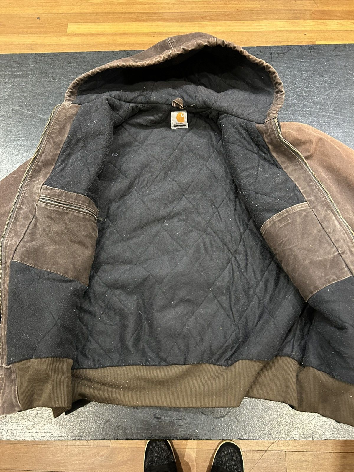 Carhartt Carhartt Hooded Work Jacket Size US XL / EU 56 / 4 - 4 Thumbnail