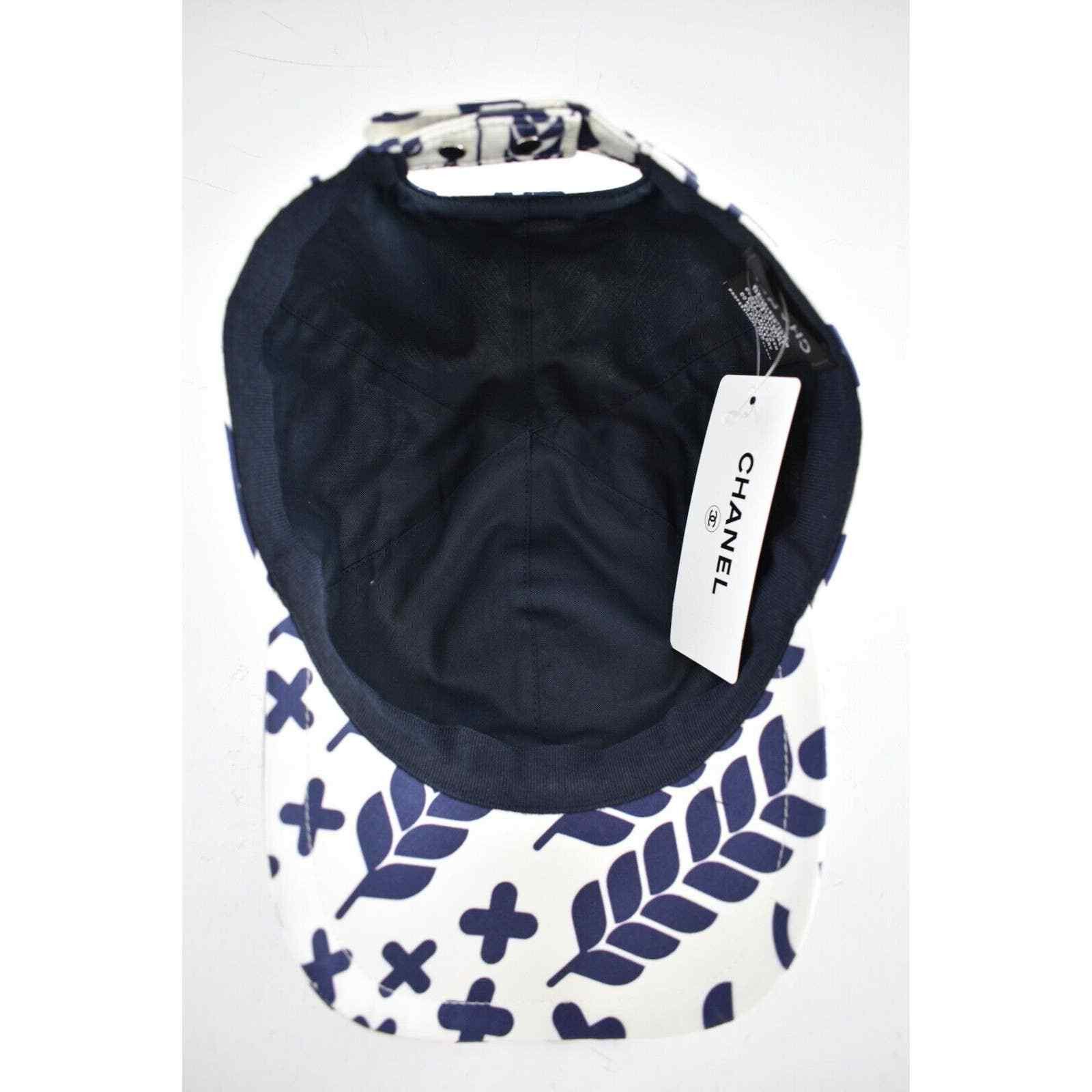 Chanel Chanel Graffiti CC Silver Logo Baseball Cap Curved Peak Hat Size ONE SIZE - 11 Thumbnail