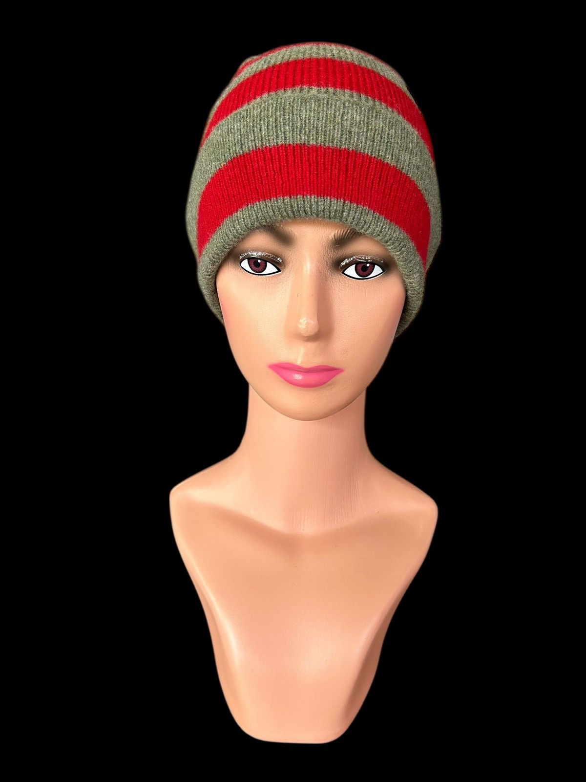Kapital Stripe Vintage Grunge Rock Style Beanie Hats Size ONE SIZE - 5 Thumbnail
