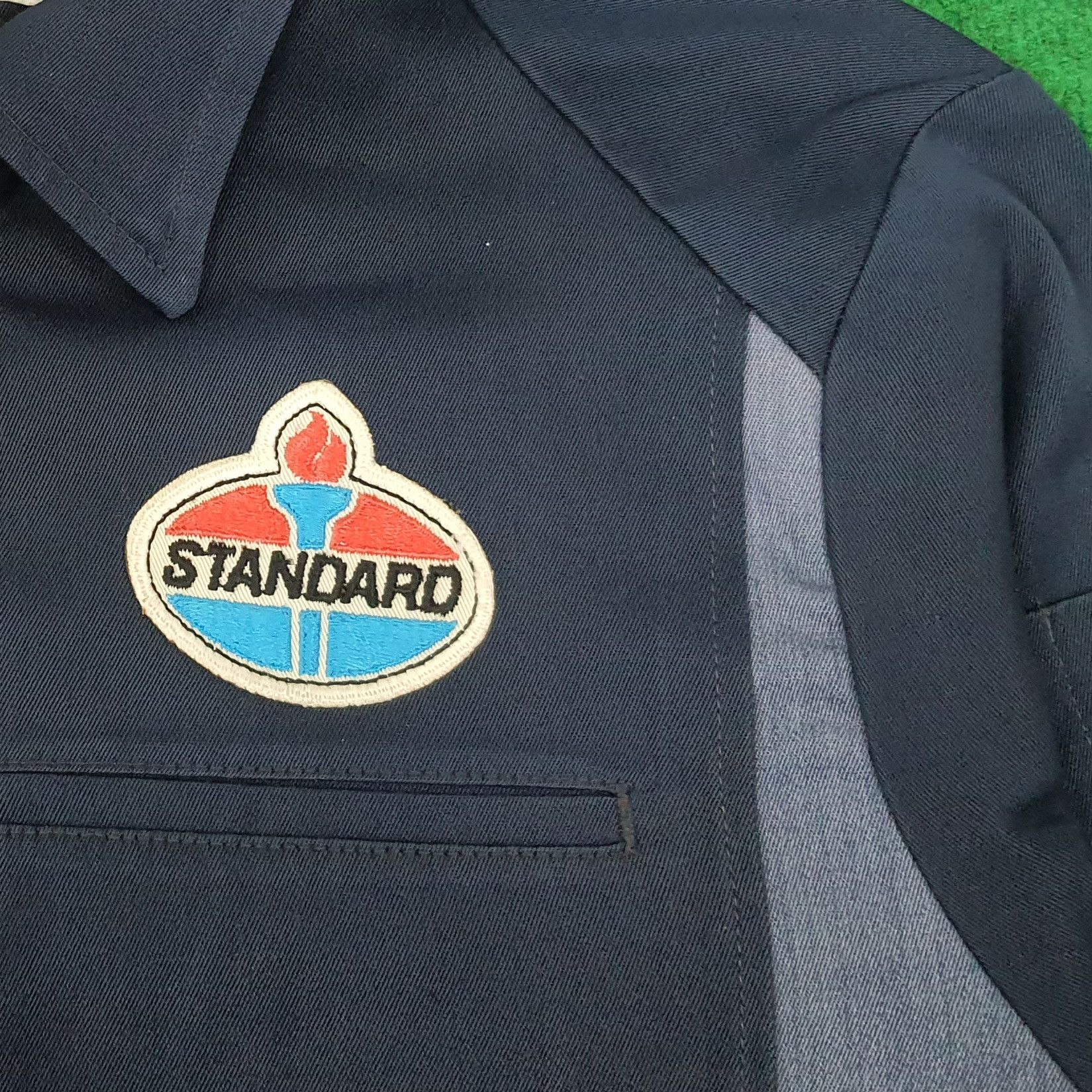 Vintage Vintage Standard Oil 70s American Brand Work Jacket C263N19 Size US M / EU 48-50 / 2 - 2 Thumbnail