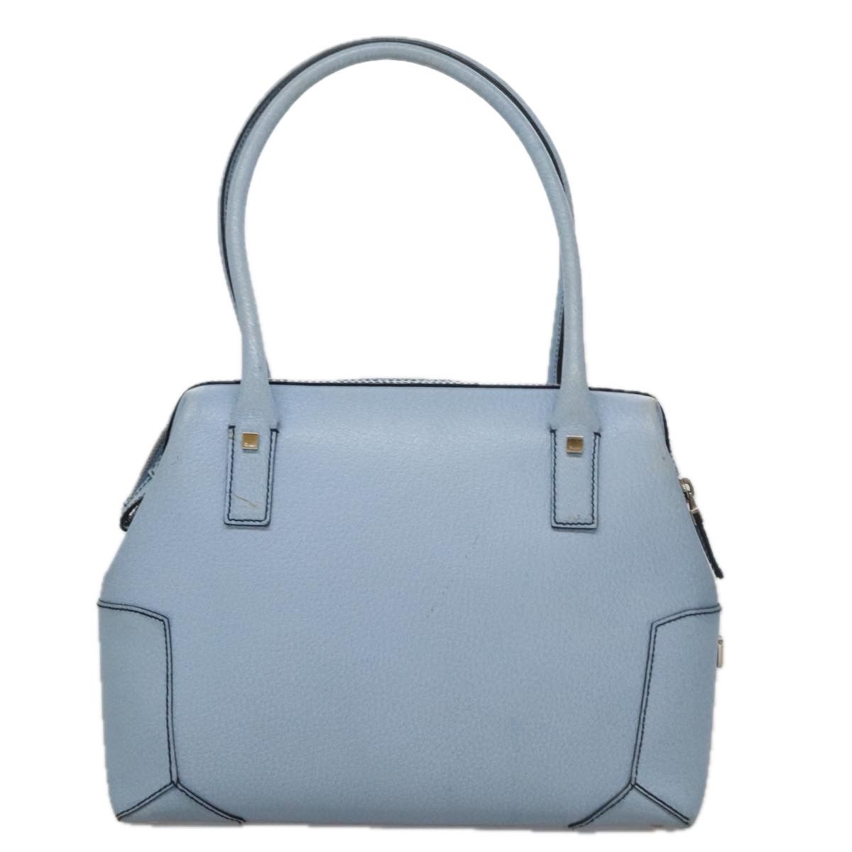 Salvatore Ferragamo Blue Leather Handbag (Pre-Owned) Size ONE SIZE - 1 Thumbnail
