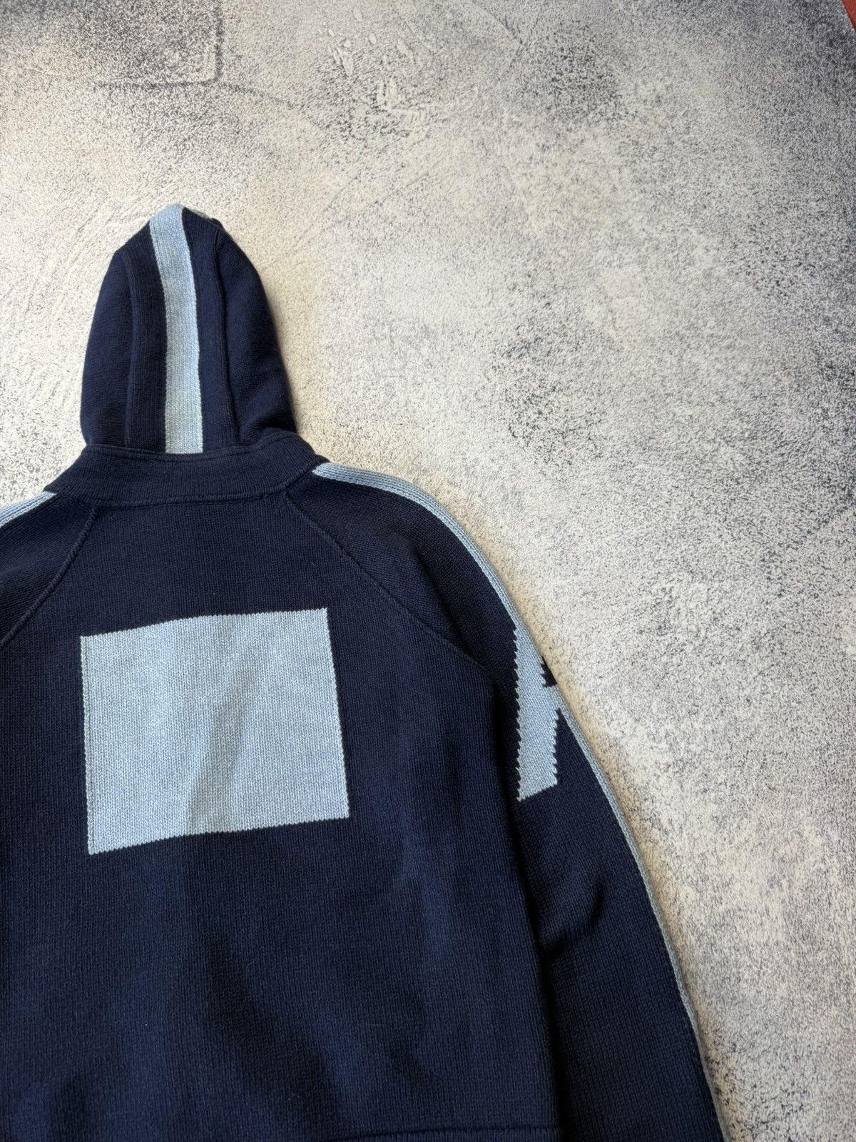 Armani Vintage Armani Jeans Knitwear Hoodie Y2K big Logo Size US L / EU 52-54 / 3 - 25 Thumbnail