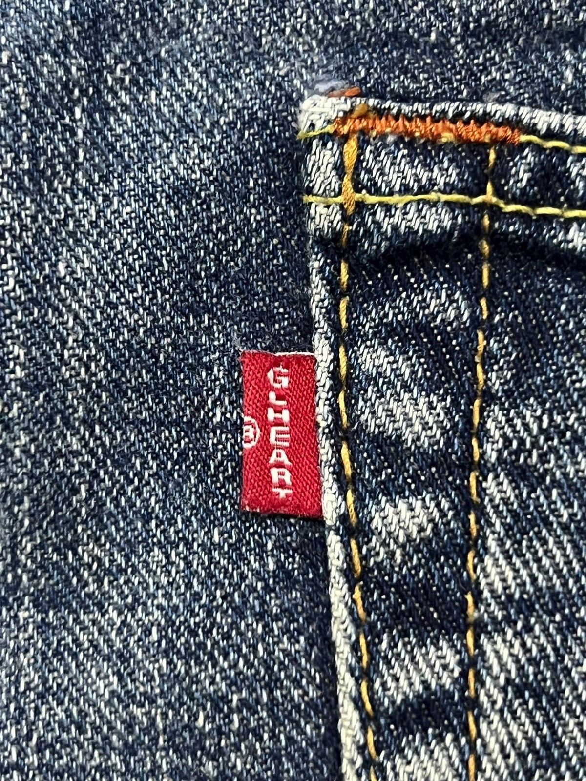 Japanese Brand Bootcut Vintage GL Heart Japan - Faded Wash,Distressed Denim Size US 34 / EU 50 - 12 Thumbnail