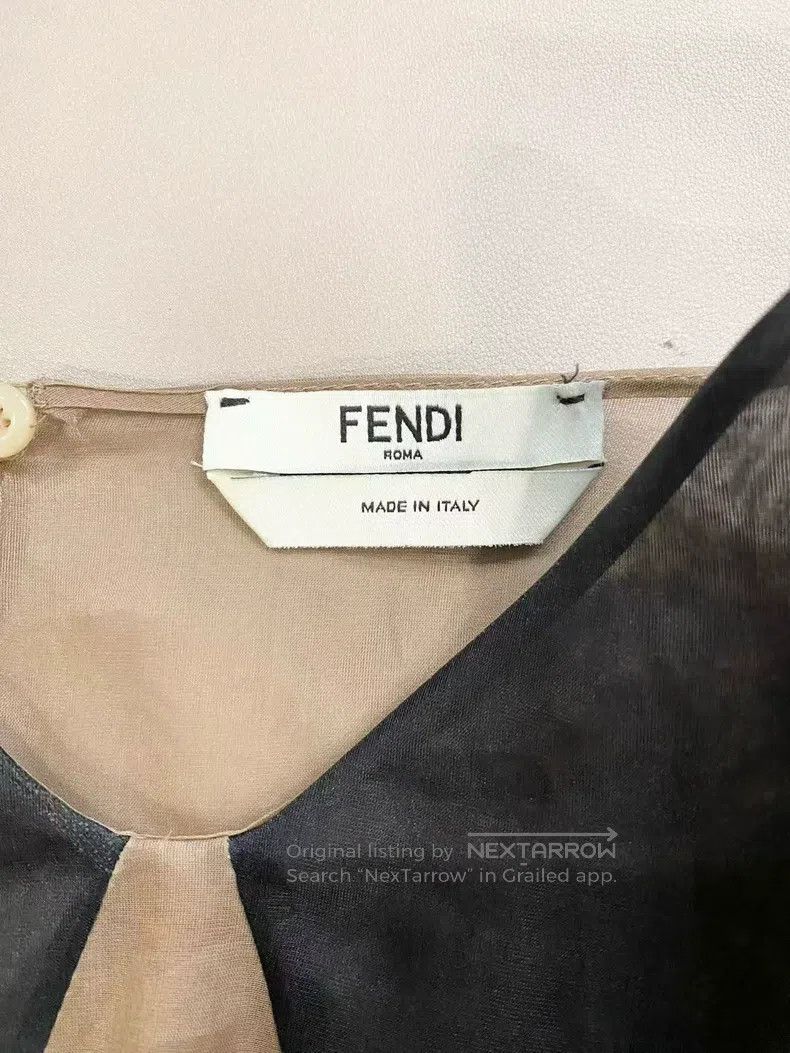 Fendi Fendi Two-Piece Long Sleeve Dress Set Size XS / US 0-2 / IT 36-38 - 4 Thumbnail