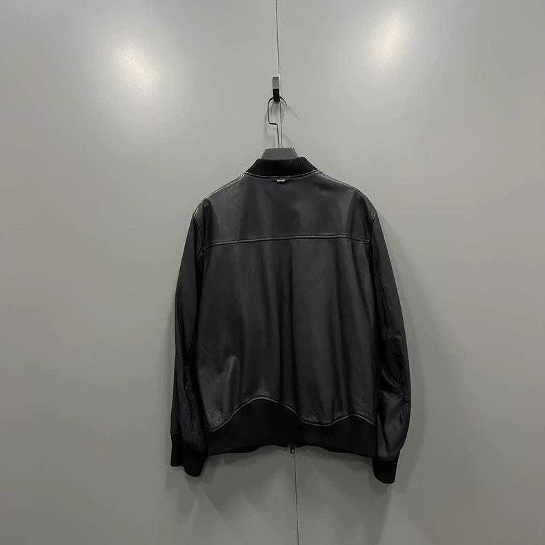 Louis Vuitton Louis Vuitton Black presbyopic reversible leather jacket 25 Size US M / EU 48-50 / 2 - 2 Thumbnail