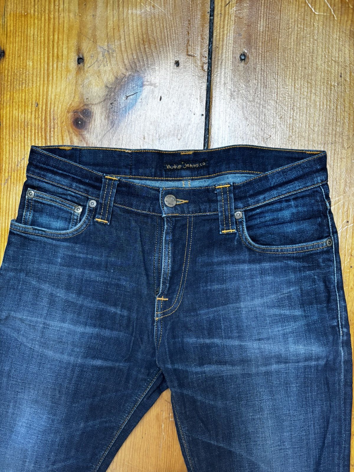 Nudie Jeans Nudie jeans gloom blue tube tom indigo skinny denim Size US 30 / EU 46 - 2 Thumbnail
