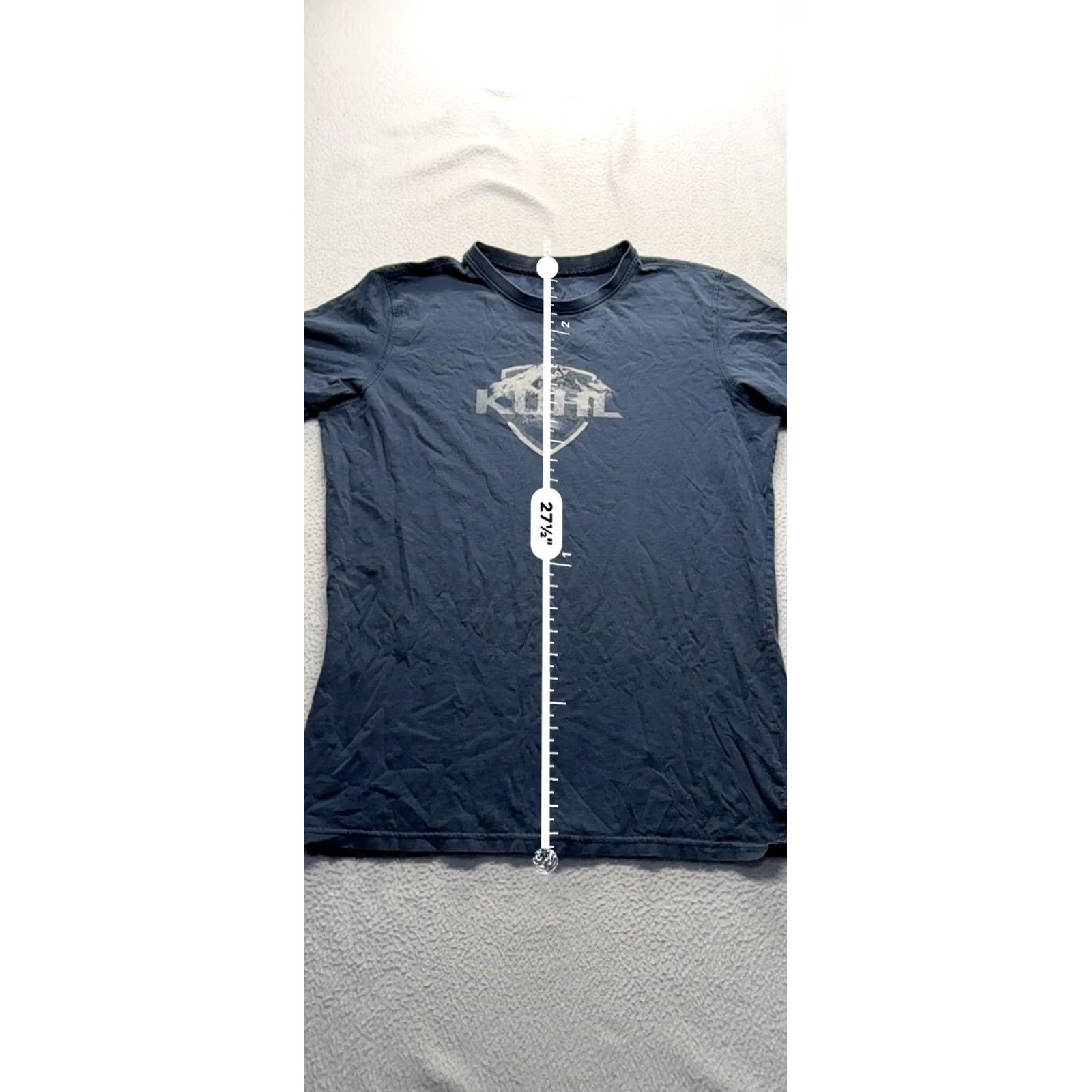 Vintage Kuhl Womens T-Shirt Navy Blue Organic Cotton Graphic Design Size M Size M / US 6-8 / IT 42-44 - 4 Thumbnail